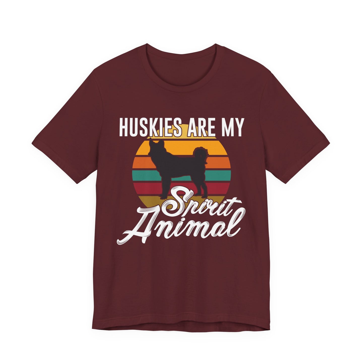 Husky Dog Dad Shirt – Huskies Are My Spirit Animal Tee