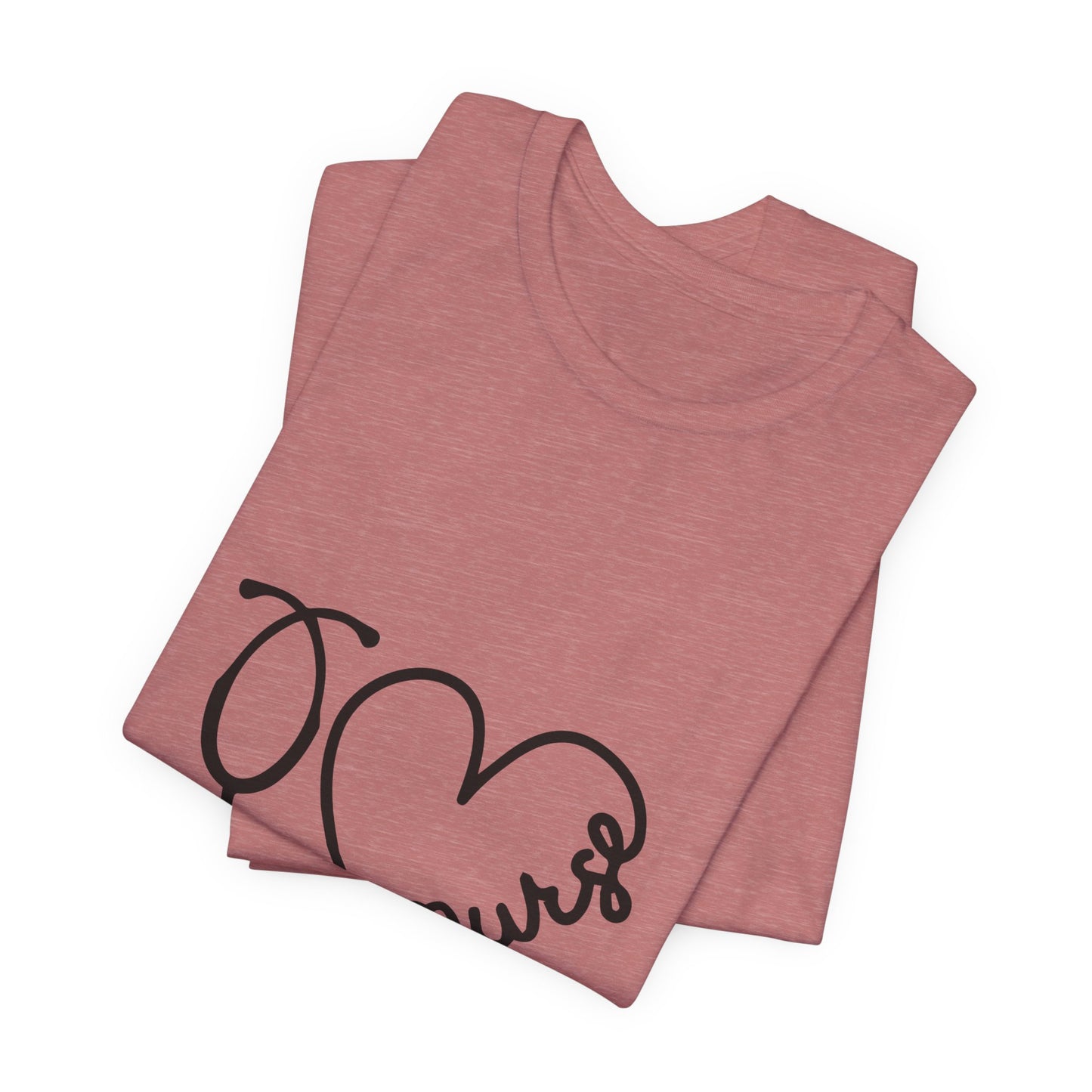 Nurse Heart Stethoscope T-Shirt — Cute Medical Gift Tee for Nurses