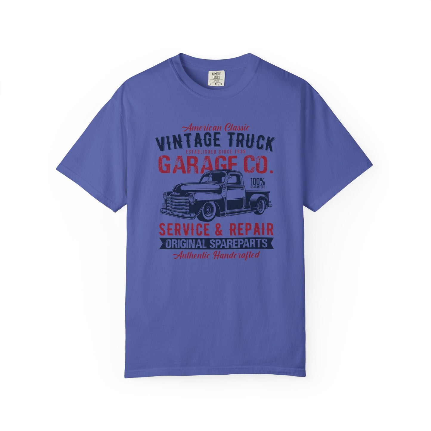Vintage Truck Garage T-Shirt - Classic Auto Enthusiast Tee, Gift for Dad, Retro Style Shirt, Car Show Apparel, Automotive Lover's Outfit