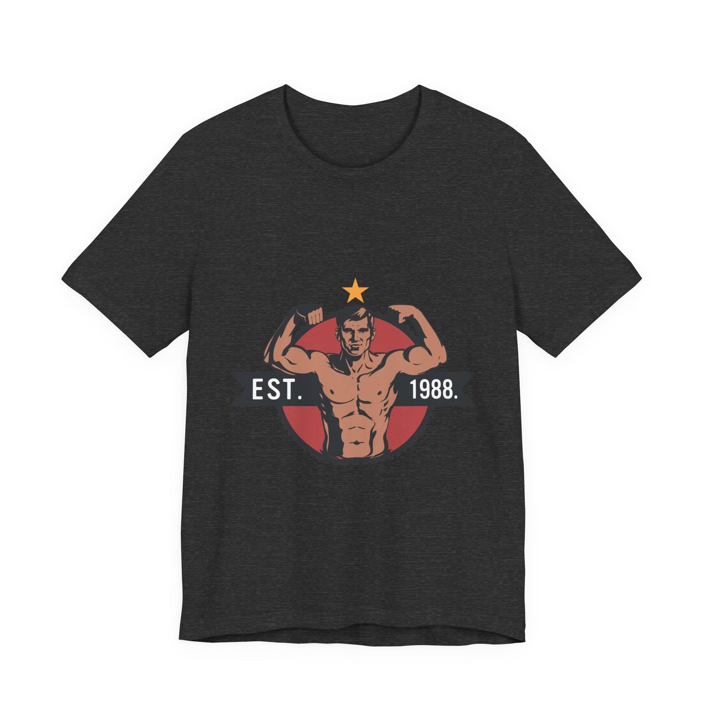 EST. 1988 Gym T-Shirt – Old School Strength Edition | Steel Grit Wear