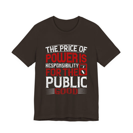 Electrician Responsibility Shirt – Power, Duty & Public Service Tee