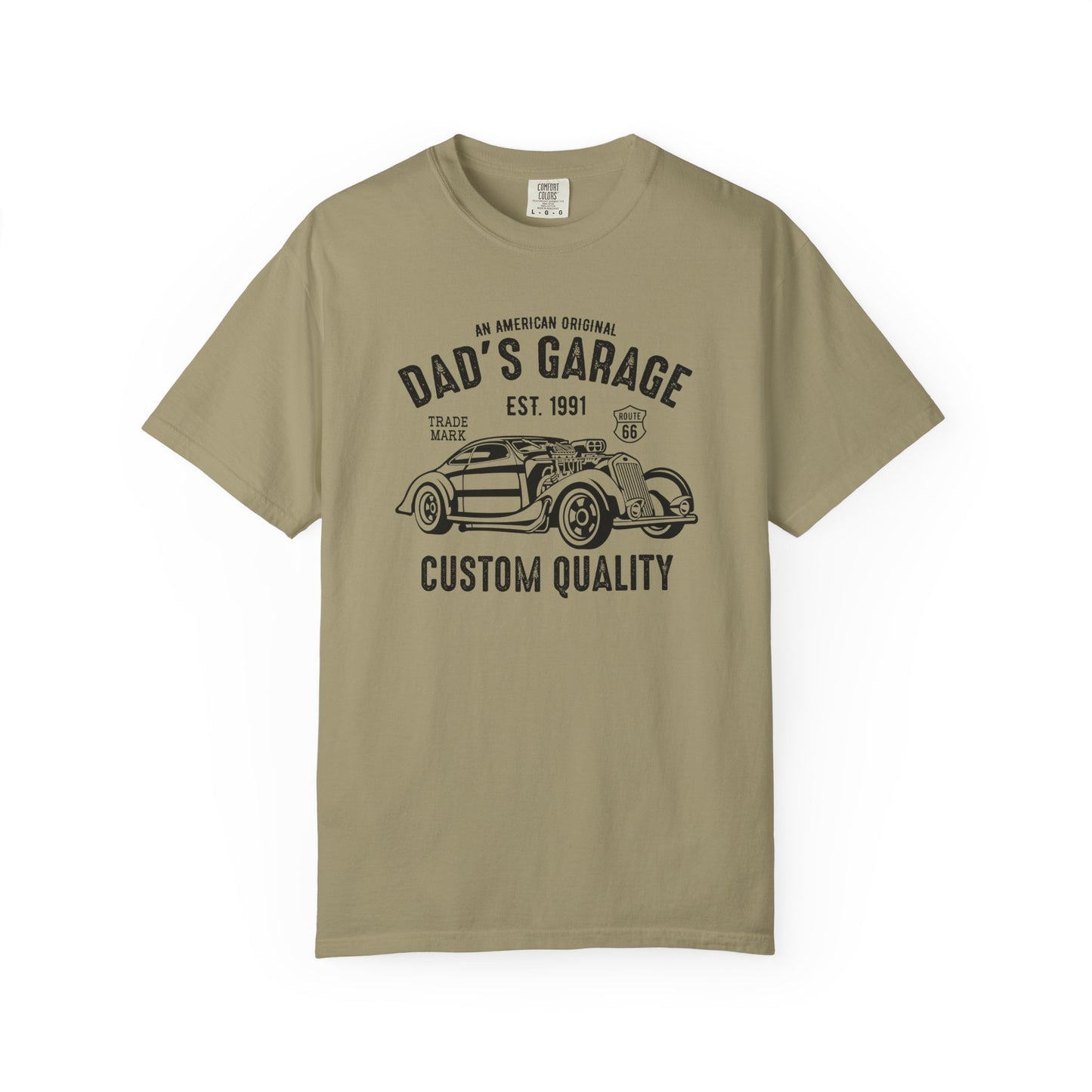 Vintage Dad's Garage T-Shirt, Gift for Car Enthusiasts, Father's Day Tee, Unisex Graphic Tee, Custom Quality Shirt, Casual Wear