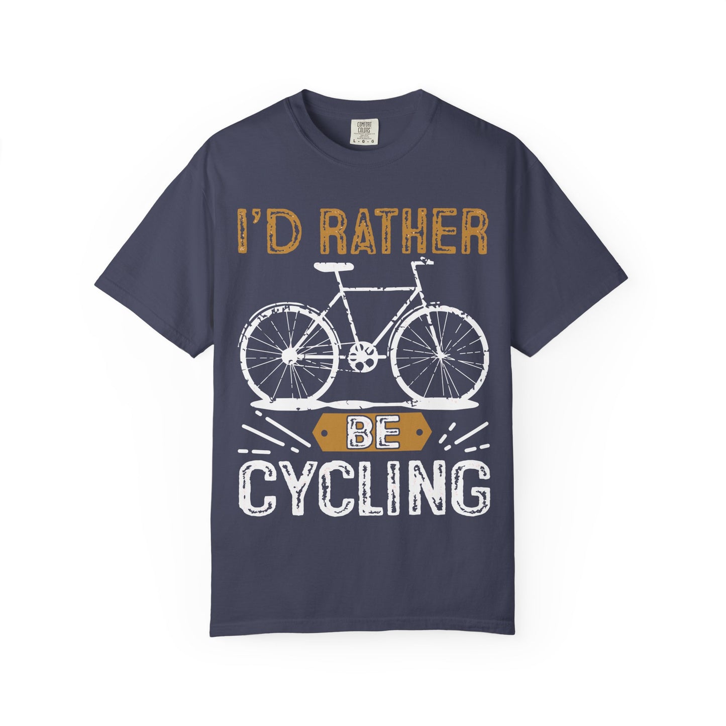 Unisex Cycling Shirt, I'd Rather Be Cycling Tee, Bicycle Lover Gift, Casual Outdoor T-Shirt, Active Lifestyle Apparel