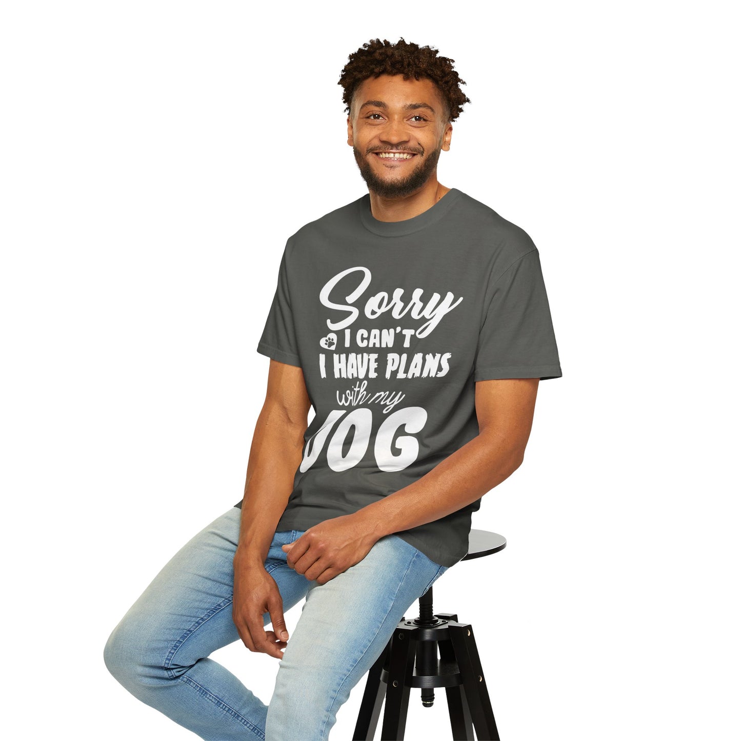 Funny Dog Dad Shirt – Sorry I Can’t I Have Plans with My Dog Tee