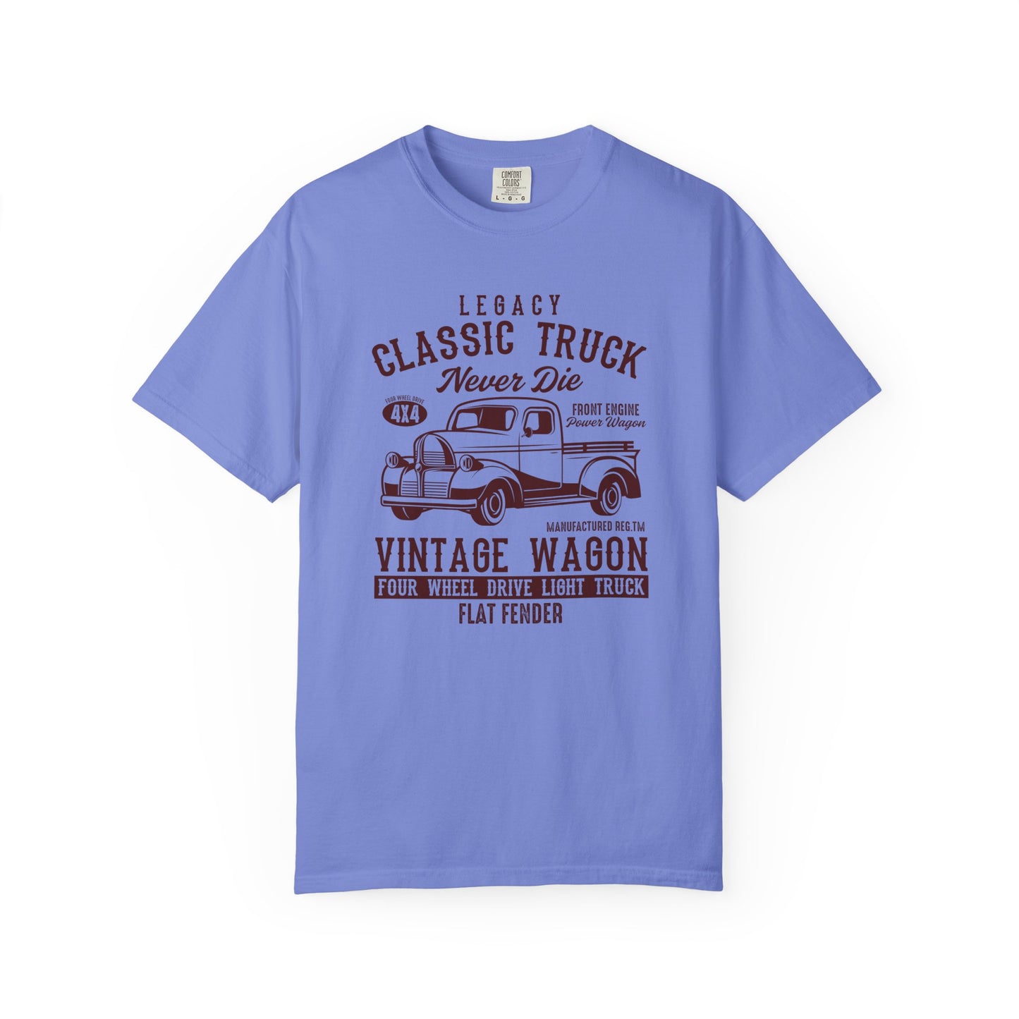 Vintage Truck T-Shirt - Classic Car Lovers Gift, Unisex Retro Tee, 4WD Enthusiast Apparel, Perfect for Father's Day, Car Show.