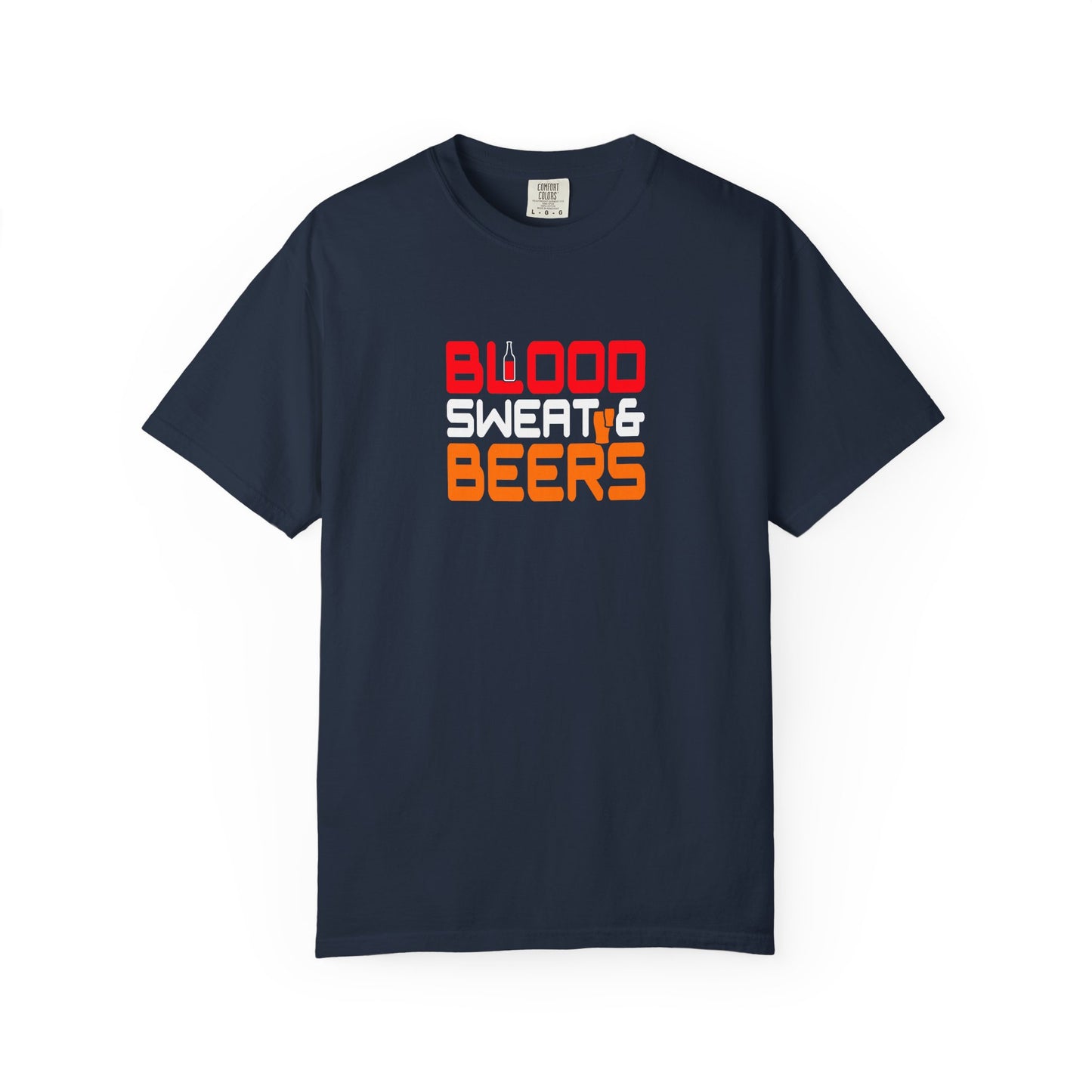 Blood, Sweat & Beers T-Shirt 🍺💪 – Funny Work & Drinking Tee