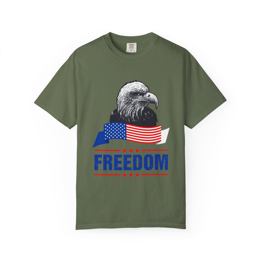 Freedom Eagle T-Shirt, Patriotic T-Shirt, Unisex Tee, Eagle Shirt, Gift for Independence Day, USA T-Shirt