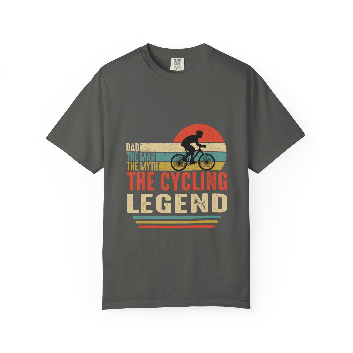Cycling Legend T-Shirt for Dads, Fun Gift for Father's Day, Casual Wear for Cycling Enthusiasts, Unique Cycling Shirt, Men's Graphic Tee