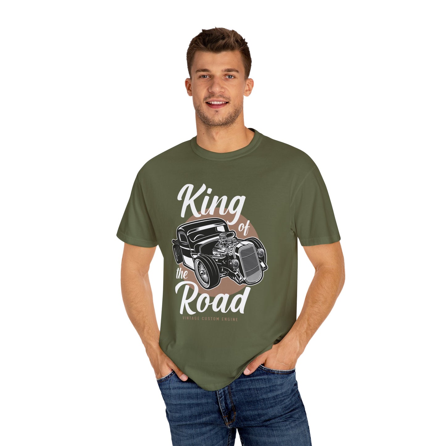 Vintage Car Graphic T-Shirt, King of the Road Tee, Unisex Shirt, Perfect for Car Lovers, Gift for Him, Automotive Apparel, Retro Style Tee