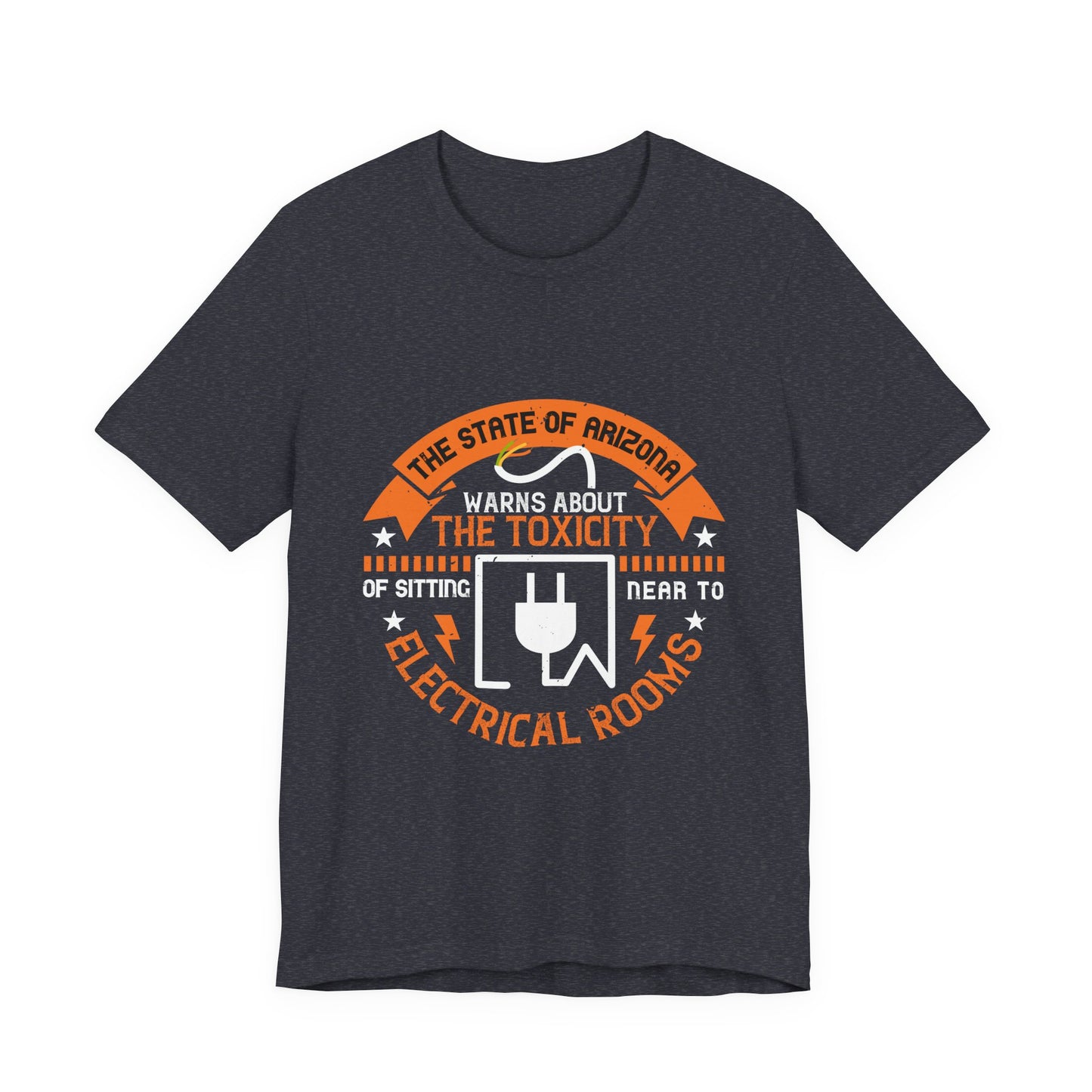 Funny Electrician Shirt – Toxicity Warning Electrical Room Humor T-Shirt