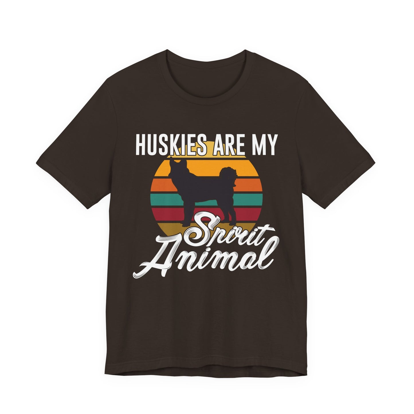 Husky Dog Dad Shirt – Huskies Are My Spirit Animal Tee