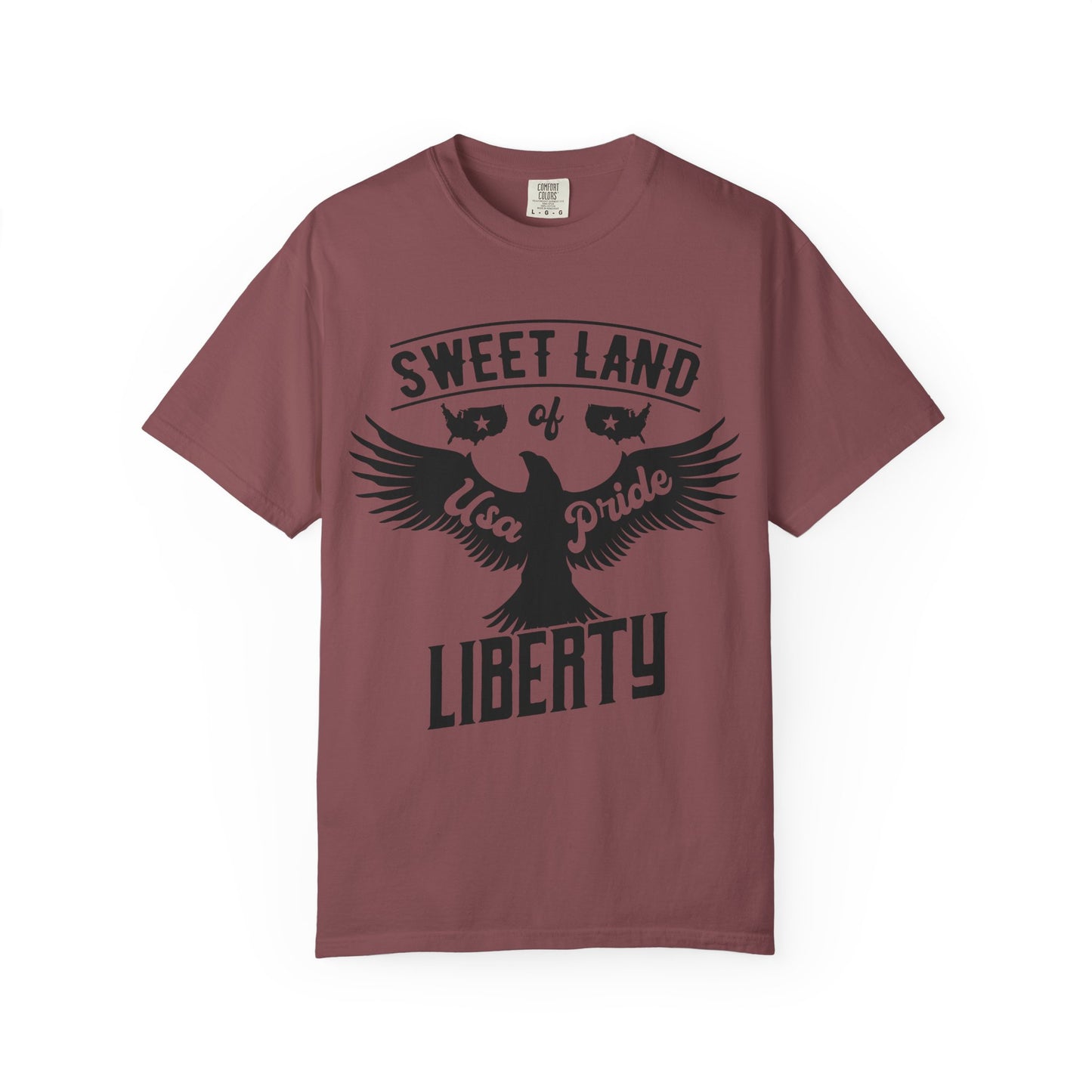 Sweet Land of Liberty Shirt – USA Pride Eagle Graphic Tee for True Patriots