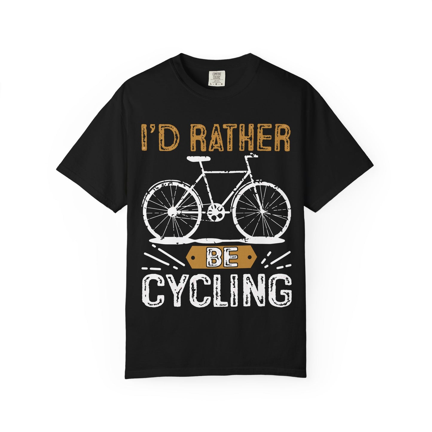 Unisex Cycling Shirt, I'd Rather Be Cycling Tee, Bicycle Lover Gift, Casual Outdoor T-Shirt, Active Lifestyle Apparel