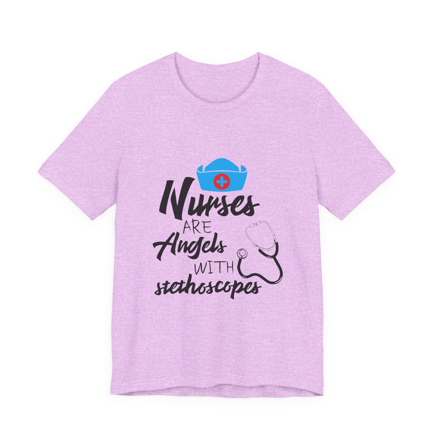 Nurses Are Angels with Stethoscopes Shirt – Nurse Appreciation Graphic Tee