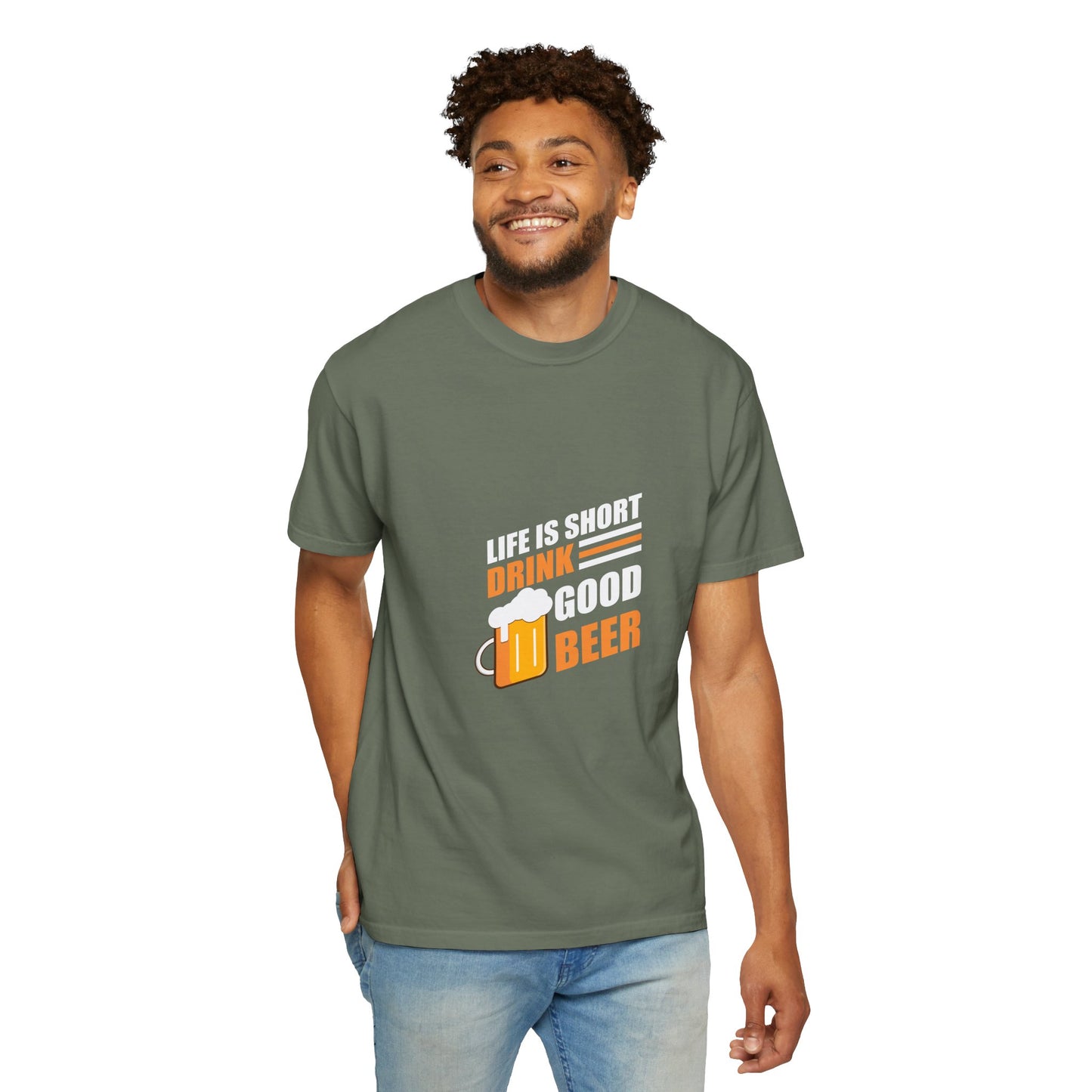Life Is Short Drink Good Beer T-Shirt – Bold & Refreshing Design