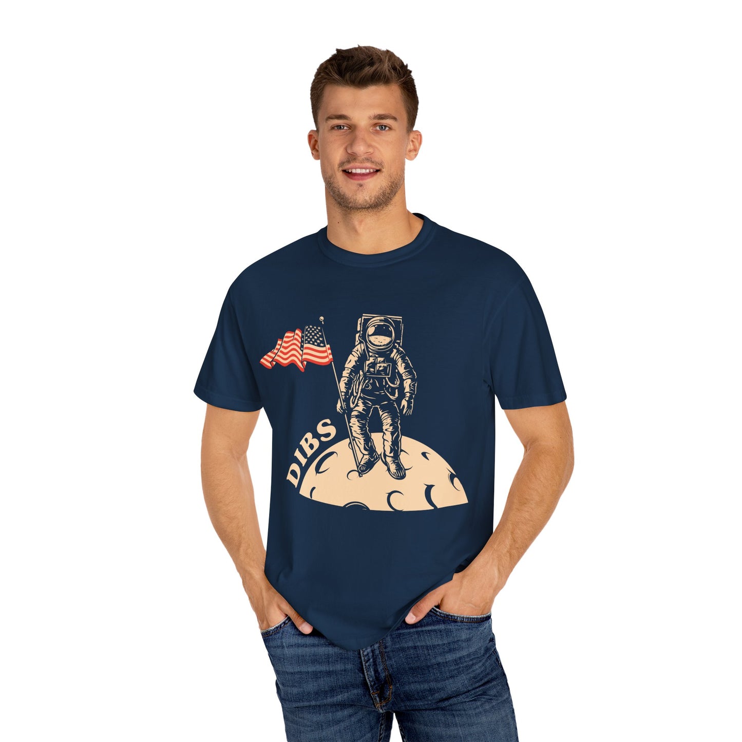 Astronaut Dibs T-Shirt, Space Lover Gift, Unisex Graphic Tee, Cool Casual Wear, Astronomy Enthusiast Apparel, Perfect for Birthdays