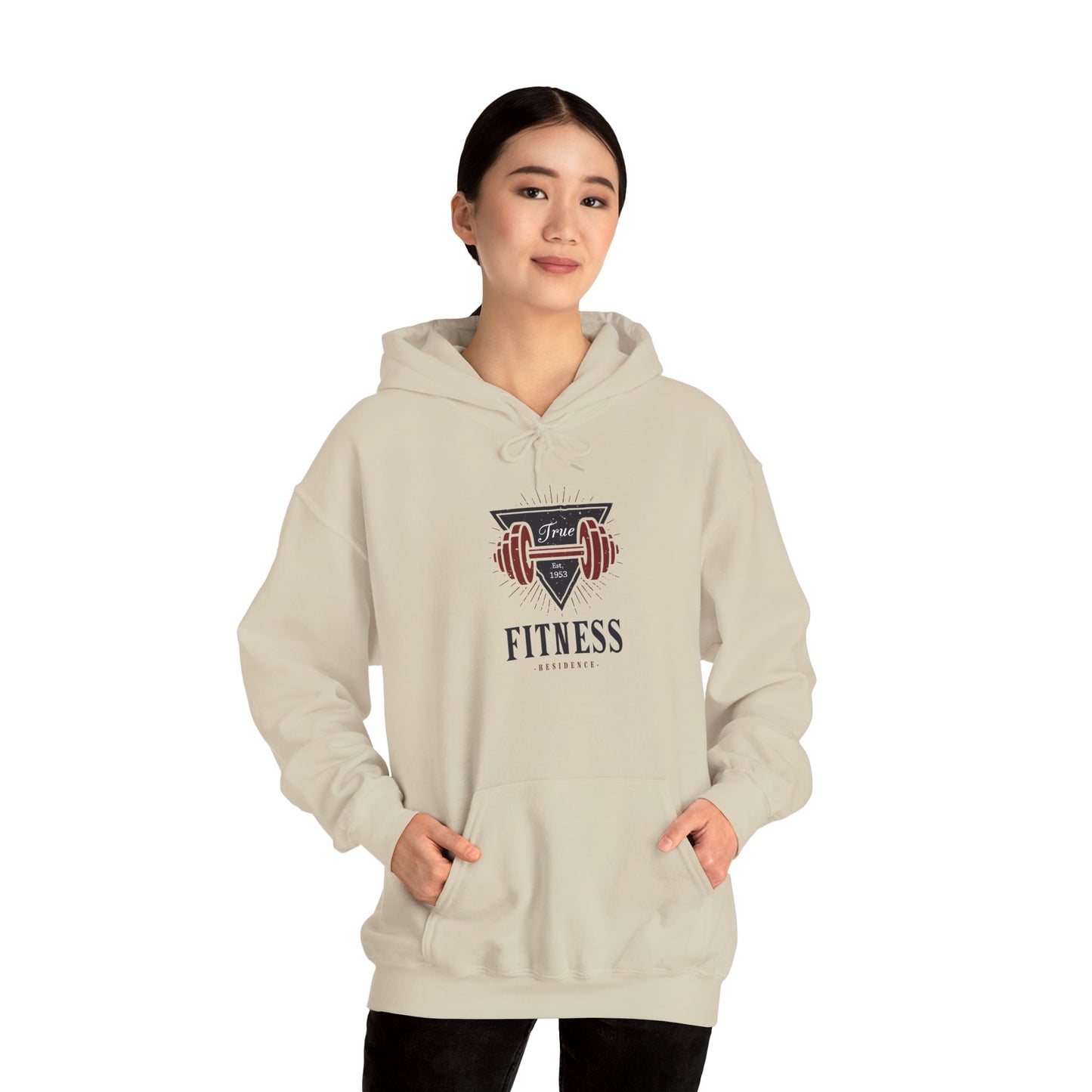 Vintage Fitness Heritage Hoodie - True Fitness Residence, Est 1953