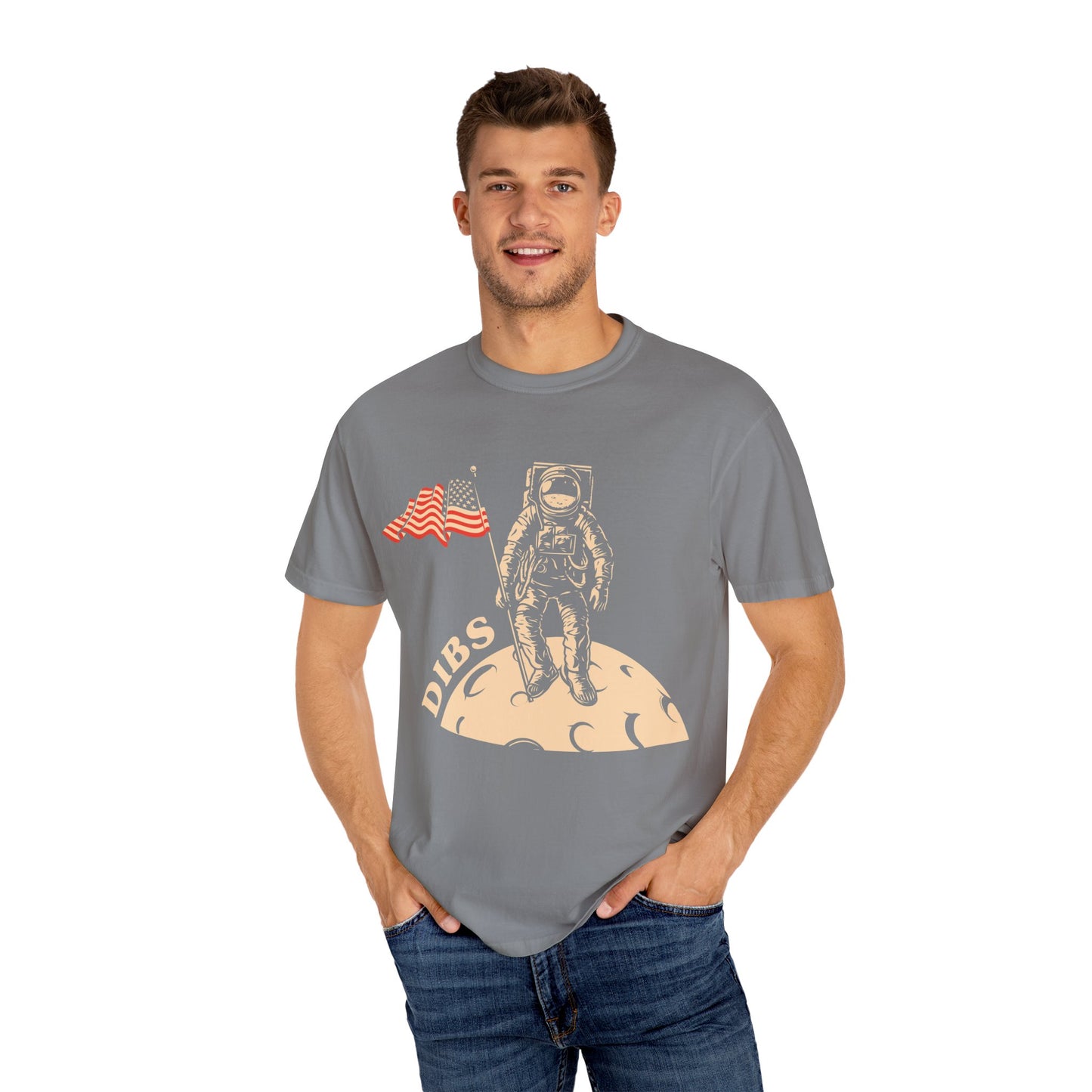 Astronaut Dibs T-Shirt, Space Lover Gift, Unisex Graphic Tee, Cool Casual Wear, Astronomy Enthusiast Apparel, Perfect for Birthdays