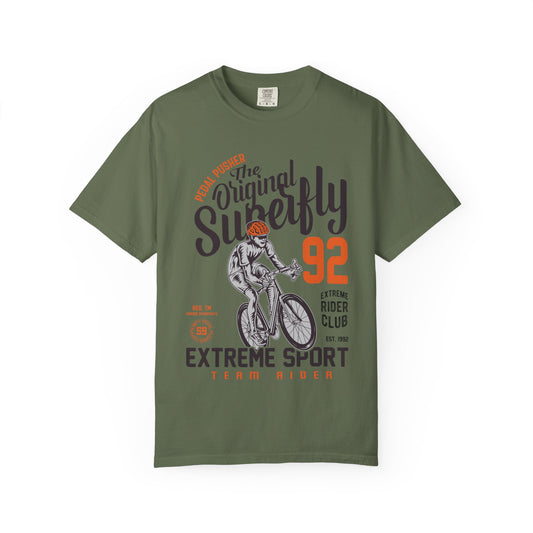 Unisex Cycling Graphic Tee, Sporty T-Shirt, Gift for Cyclists, Retro Bike Club Shirt, Outdoor Adventure Top, Casual Wear
