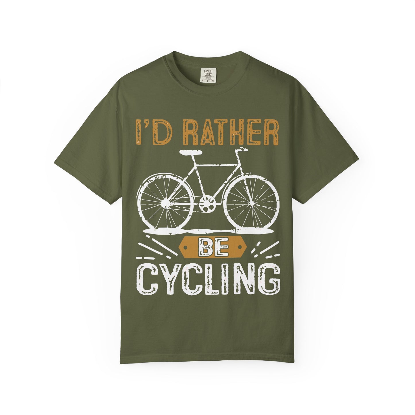 Unisex Cycling Shirt, I'd Rather Be Cycling Tee, Bicycle Lover Gift, Casual Outdoor T-Shirt, Active Lifestyle Apparel