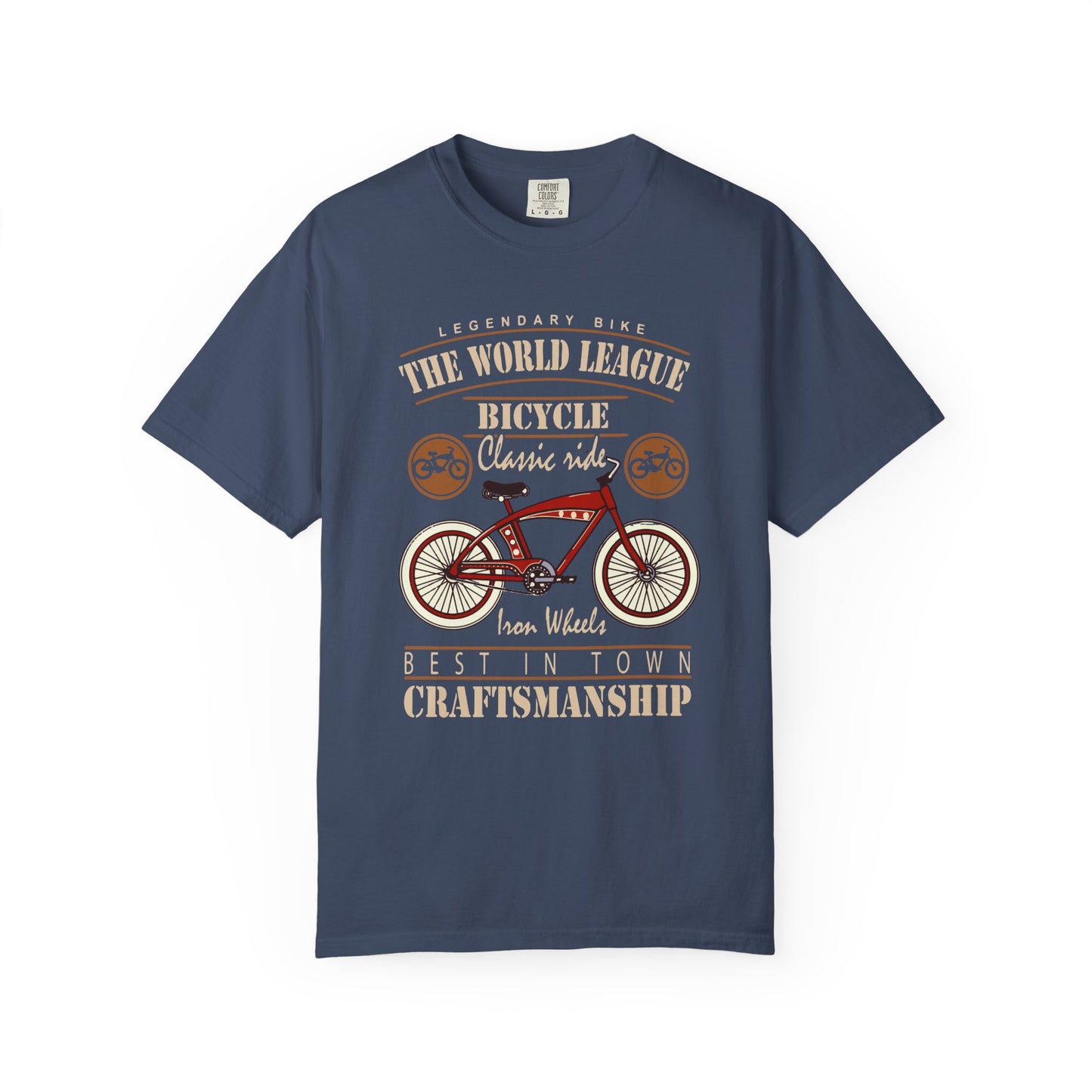 Vintage Bicycle Graphic Tee, Unisex T-shirt for Cycling Enthusiasts, Casual Wear, Gift for Bike Lovers, Retro Style Shirt
