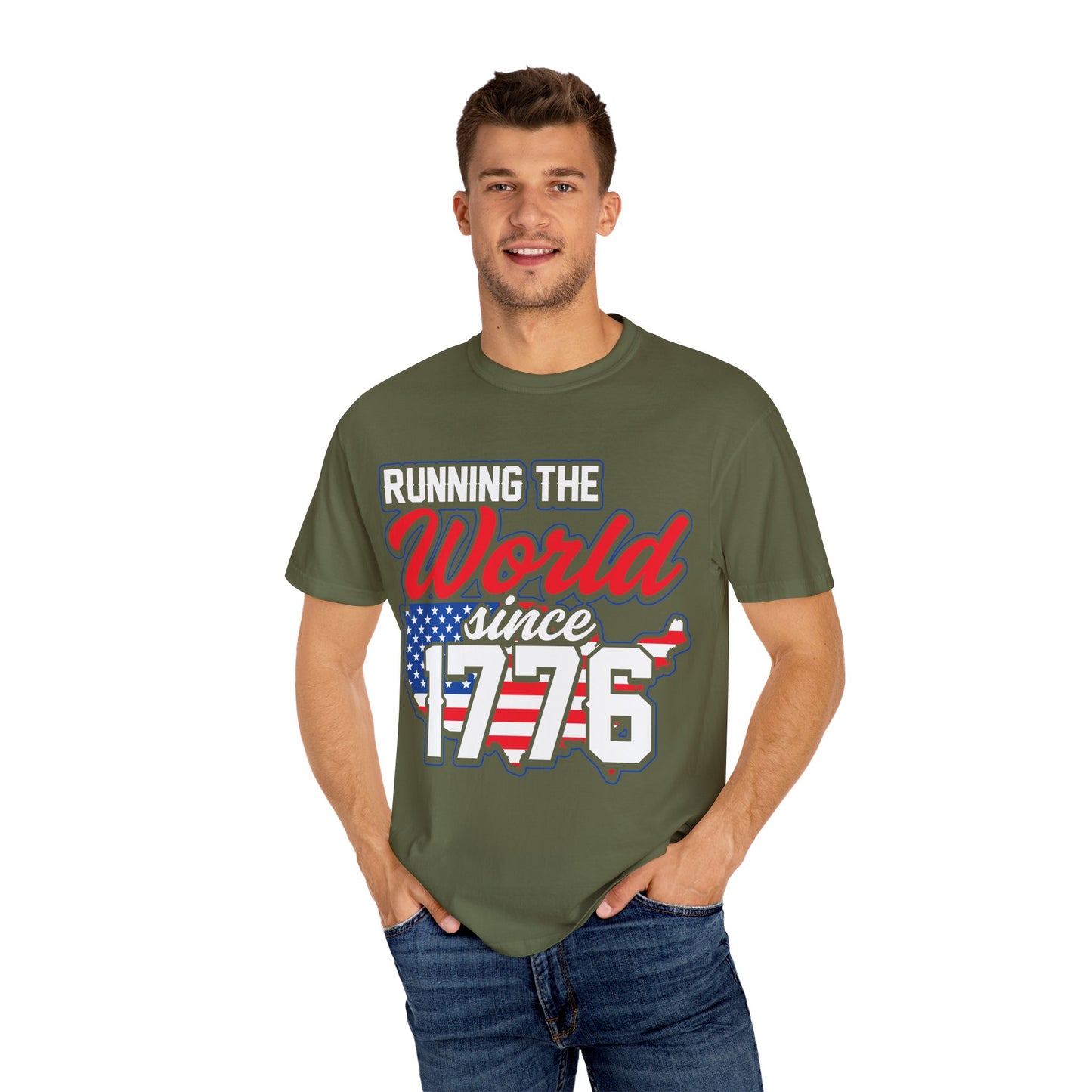 Patriotic Graphic Tee for Freedom Lovers, Fourth of July Shirt, Casual Summer Wear, USA Independence Day, Gift for Veterans