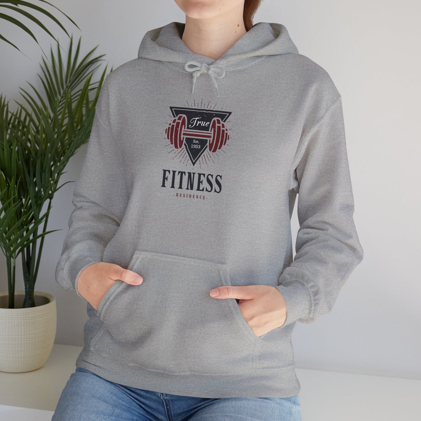 Vintage Fitness Heritage Hoodie - True Fitness Residence, Est 1953