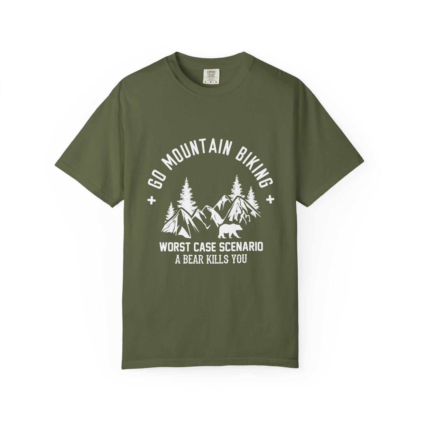 Adventure-Ready Mountain Biking T-Shirt, Outdoors, Gifts for Cyclists, Summer Wear, Nature Enthusiast Apparel, Hiking Shirt