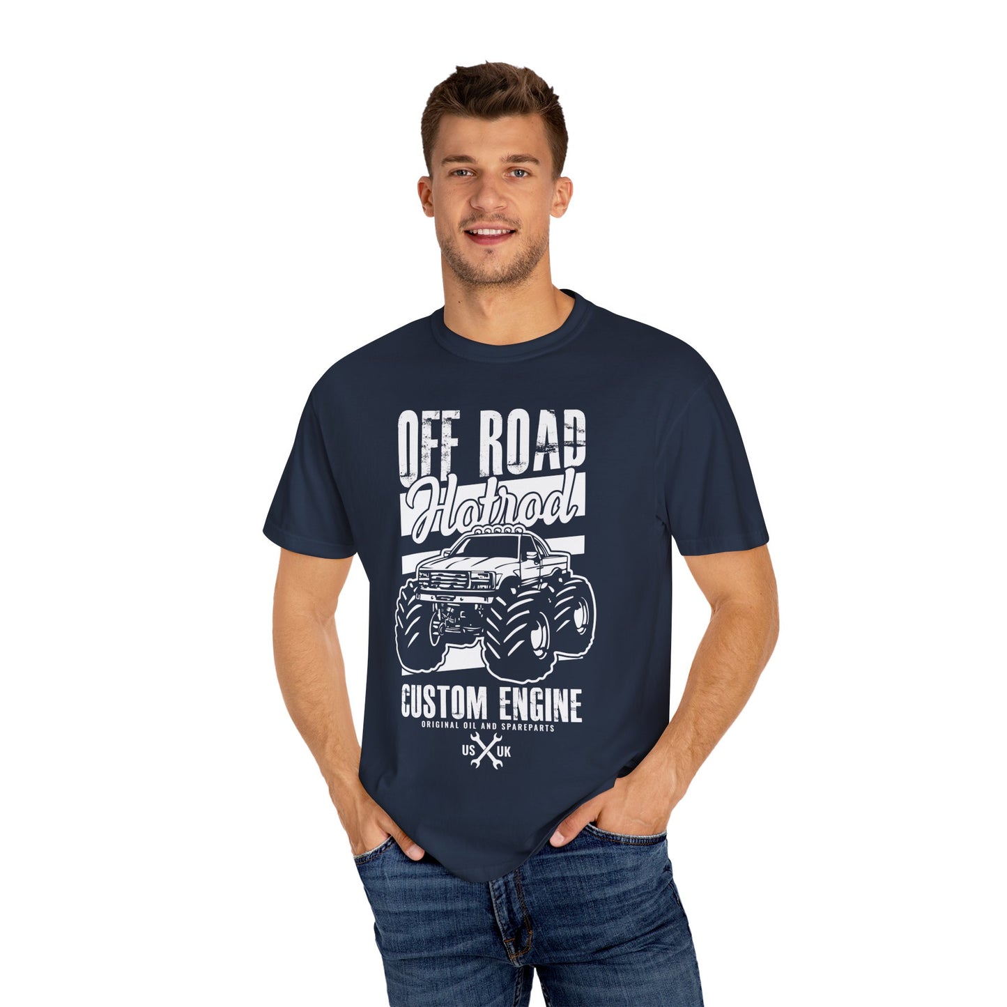 Off Road Hatrod T-Shirt, Custom Engine Tee, Gift for Car Lovers, Outdoor Adventure Shirt, Unisex T-Shirt for Enthusiasts