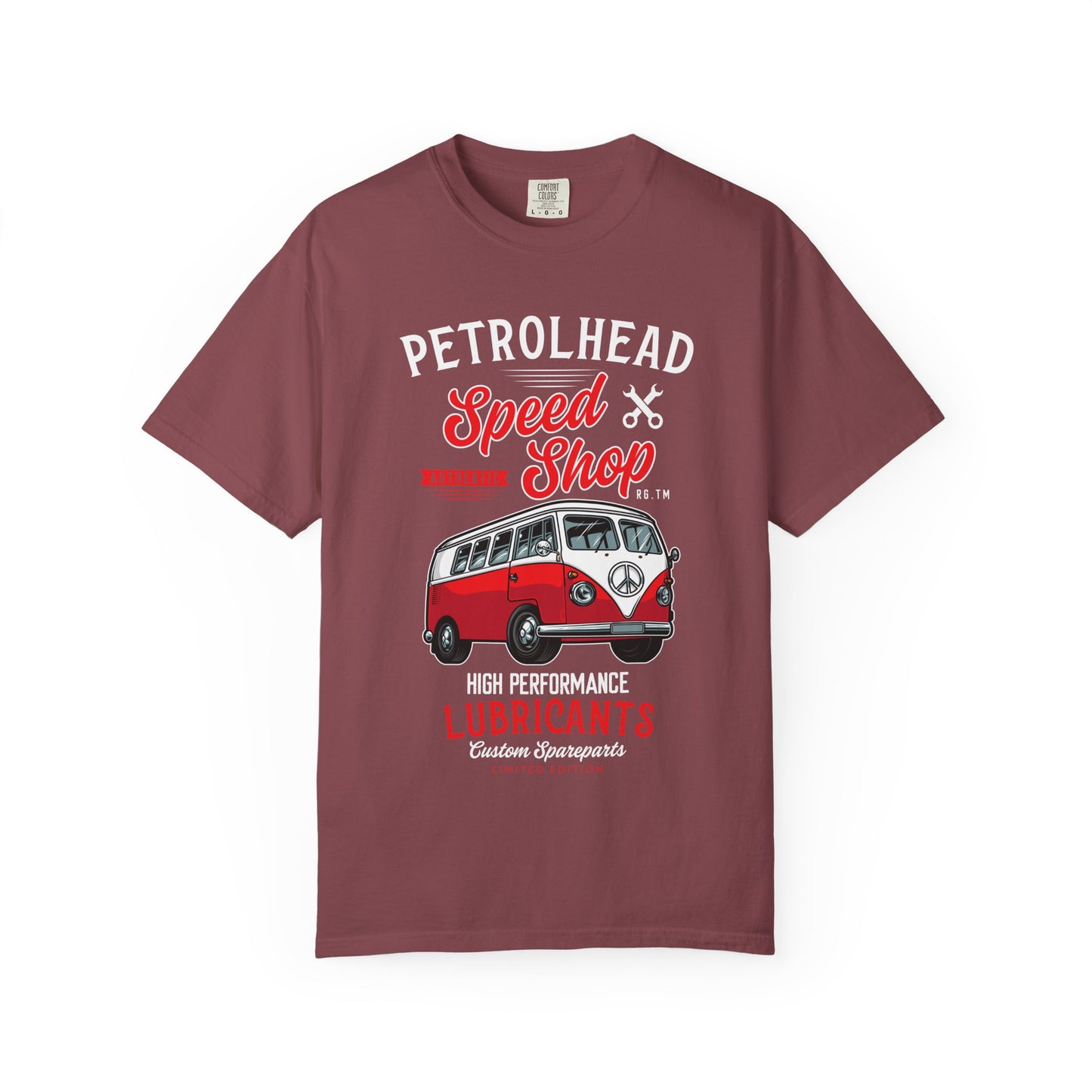 Petrolhead Speed Shop T-Shirt | Unisex Garment-Dyed Tee, Vintage Car Lovers, Automotive Gifts, Summer Casual Wear, Unique Graphic Shirt