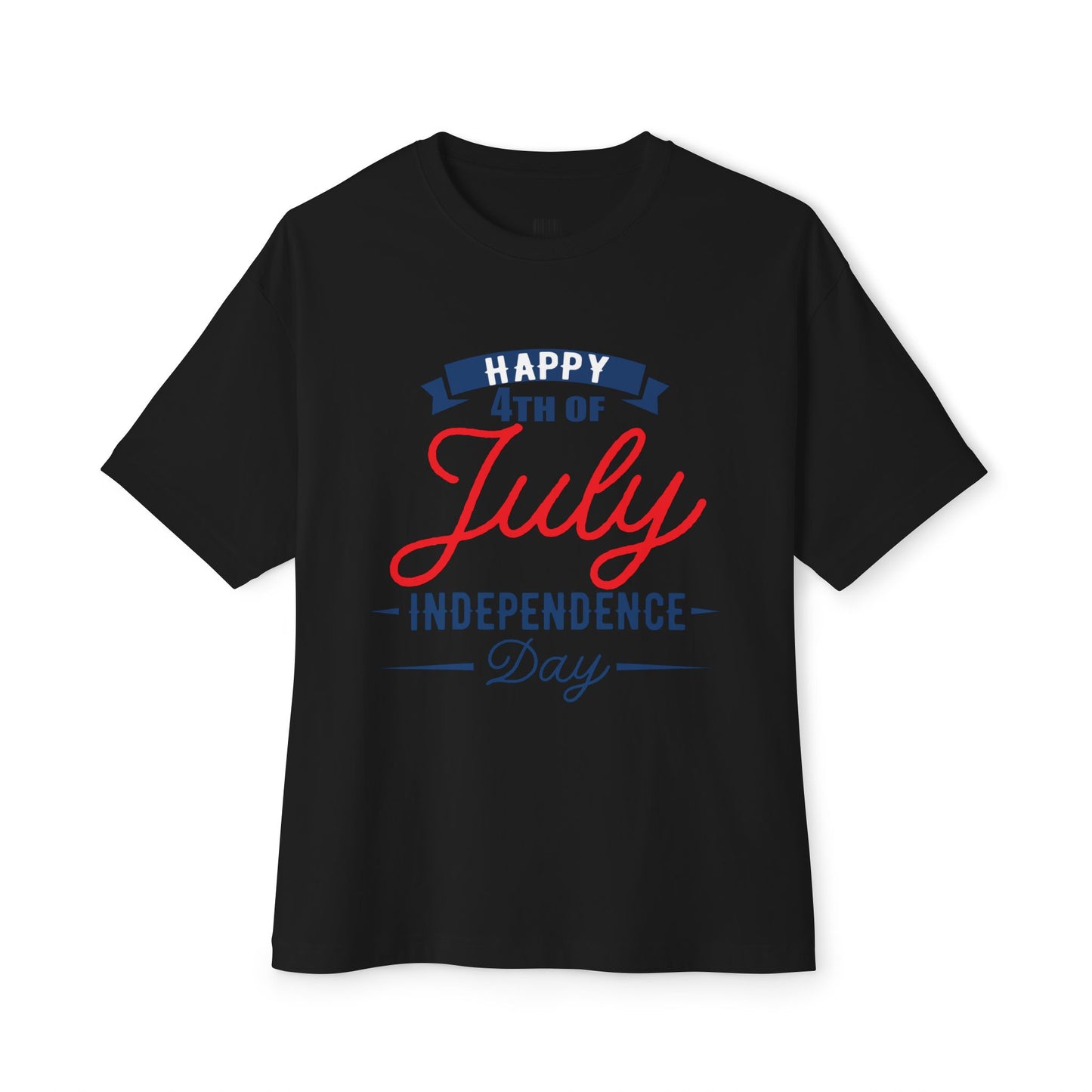 Unisex Boxy Tee - Happy 4th of July Independence Day T-Shirt, Summer Holiday Top, Festive Casual Wear, Patriotic Graphic Shirt, BBQ [...]