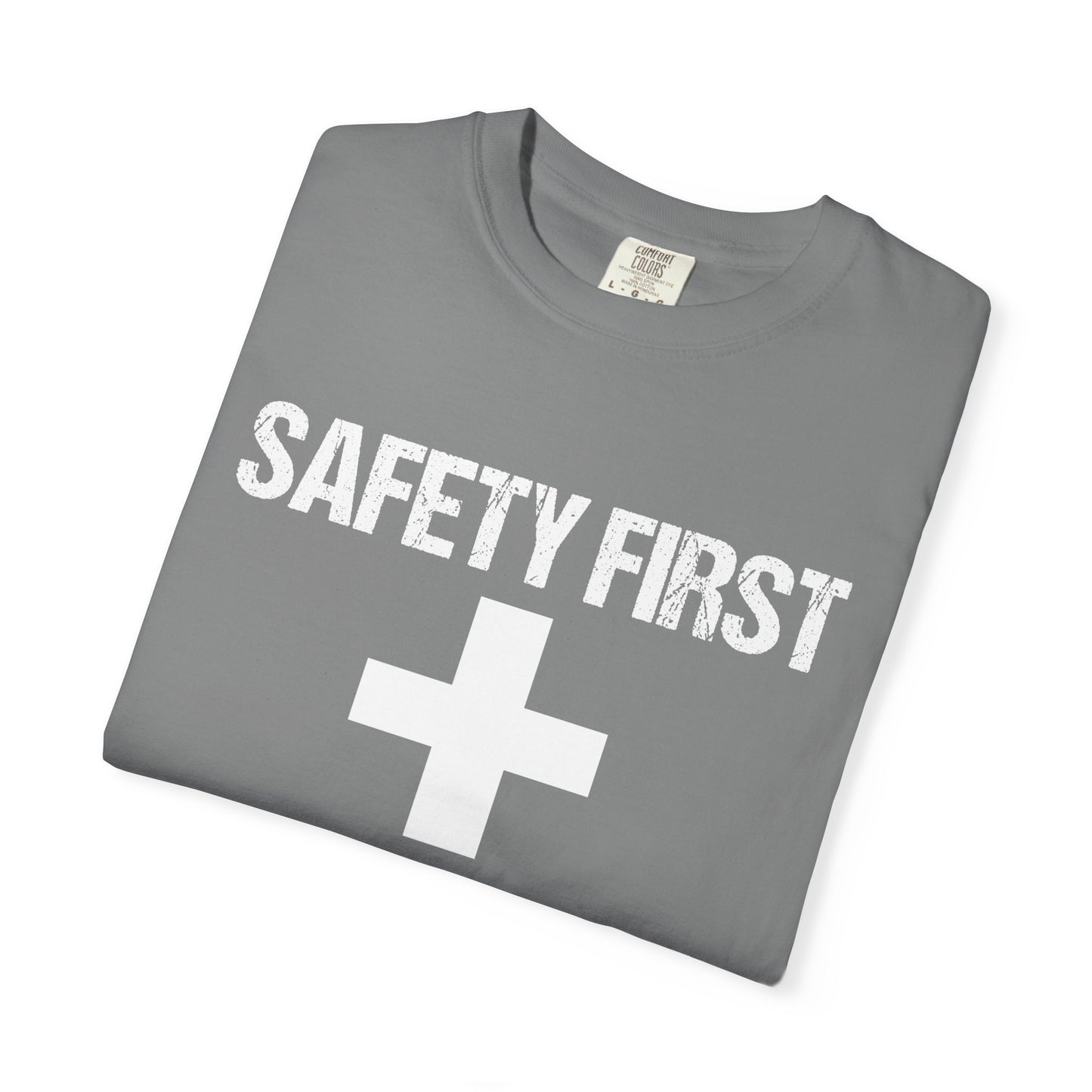 🩺 Safety First Drink With Nurse Shirt – Funny RN Humor Tee