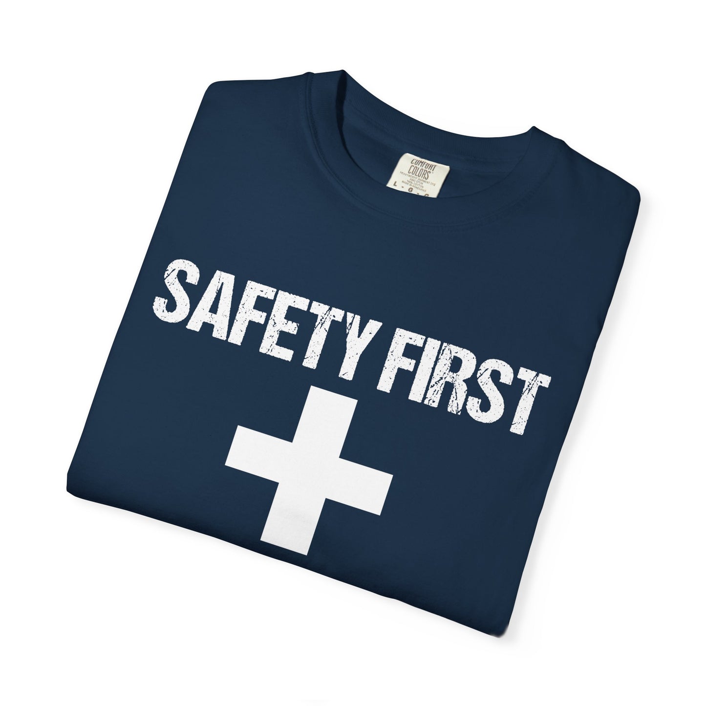 🩺 Safety First Drink With Nurse Shirt – Funny RN Humor Tee