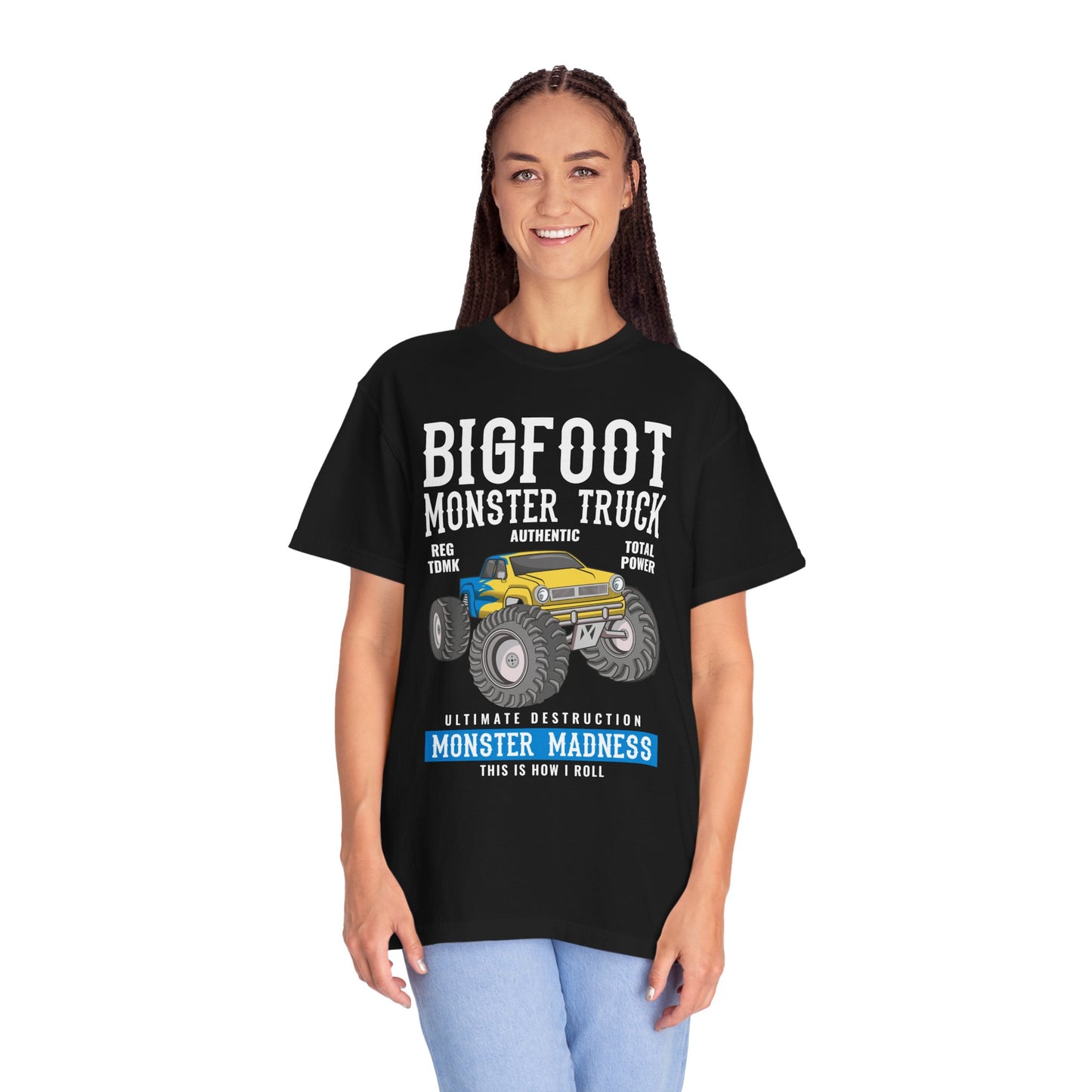 Bigfoot Monster Truck Unisex Garment-Dyed T-shirt, Perfect Gift for Truck Lovers, Fun Vintage Style Tee, Great for Birthdays, Summer [...]