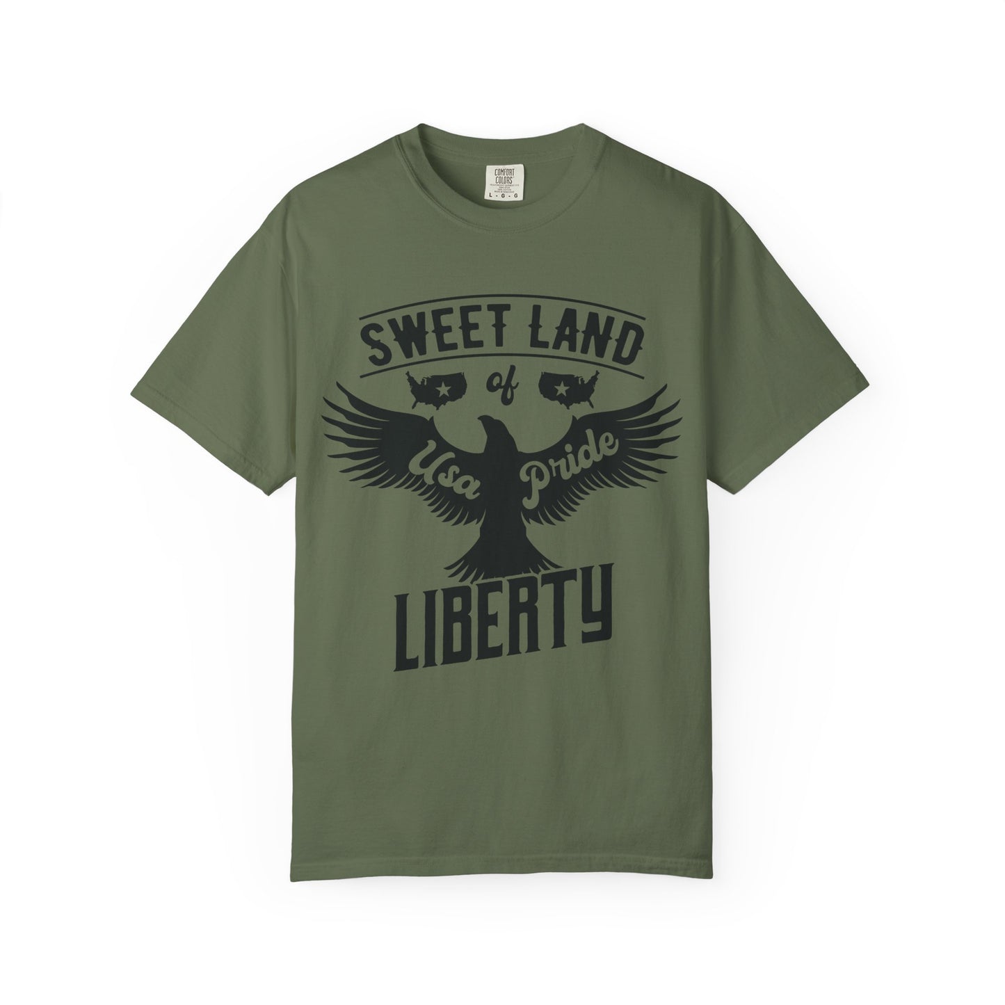 Sweet Land of Liberty Shirt – USA Pride Eagle Graphic Tee for True Patriots