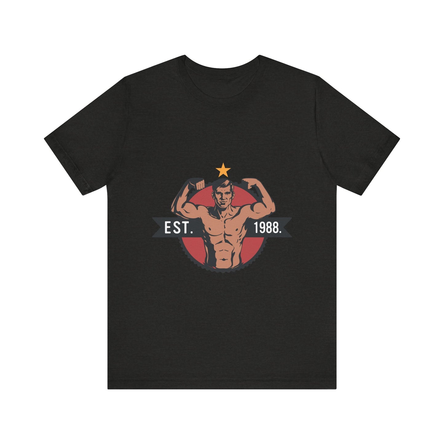 EST. 1988 Gym T-Shirt – Old School Strength Edition | Steel Grit Wear