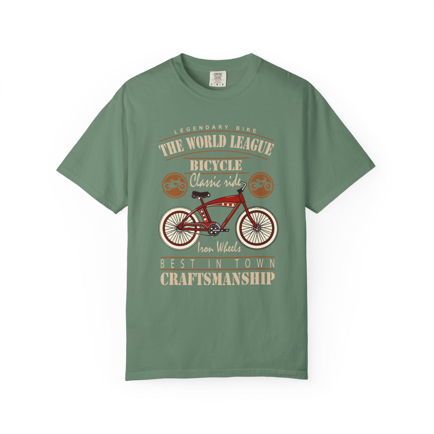 Vintage Bicycle Graphic Tee, Unisex T-shirt for Cycling Enthusiasts, Casual Wear, Gift for Bike Lovers, Retro Style Shirt
