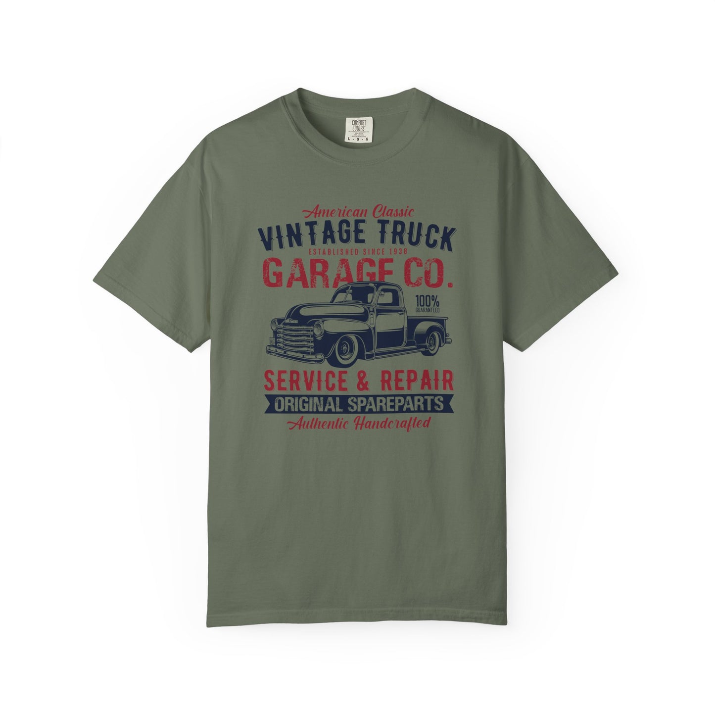 Vintage Truck Garage T-Shirt - Classic Auto Enthusiast Tee, Gift for Dad, Retro Style Shirt, Car Show Apparel, Automotive Lover's Outfit