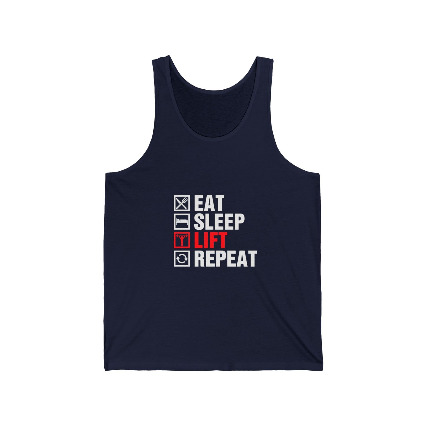 Eat Sleep Lift Repeat Tank Top
