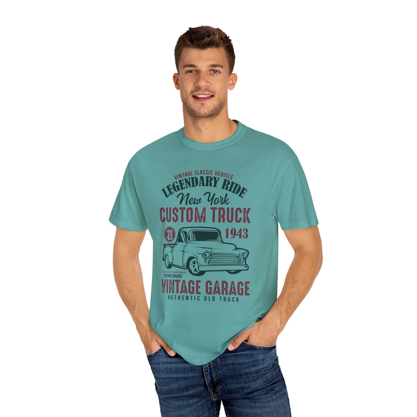 Vintage Truck T-Shirt, Custom Garage Tee, Classic Vehicle Shirt, Unisex Gift, Auto Enthusiast Apparel, Retro Design Apparel