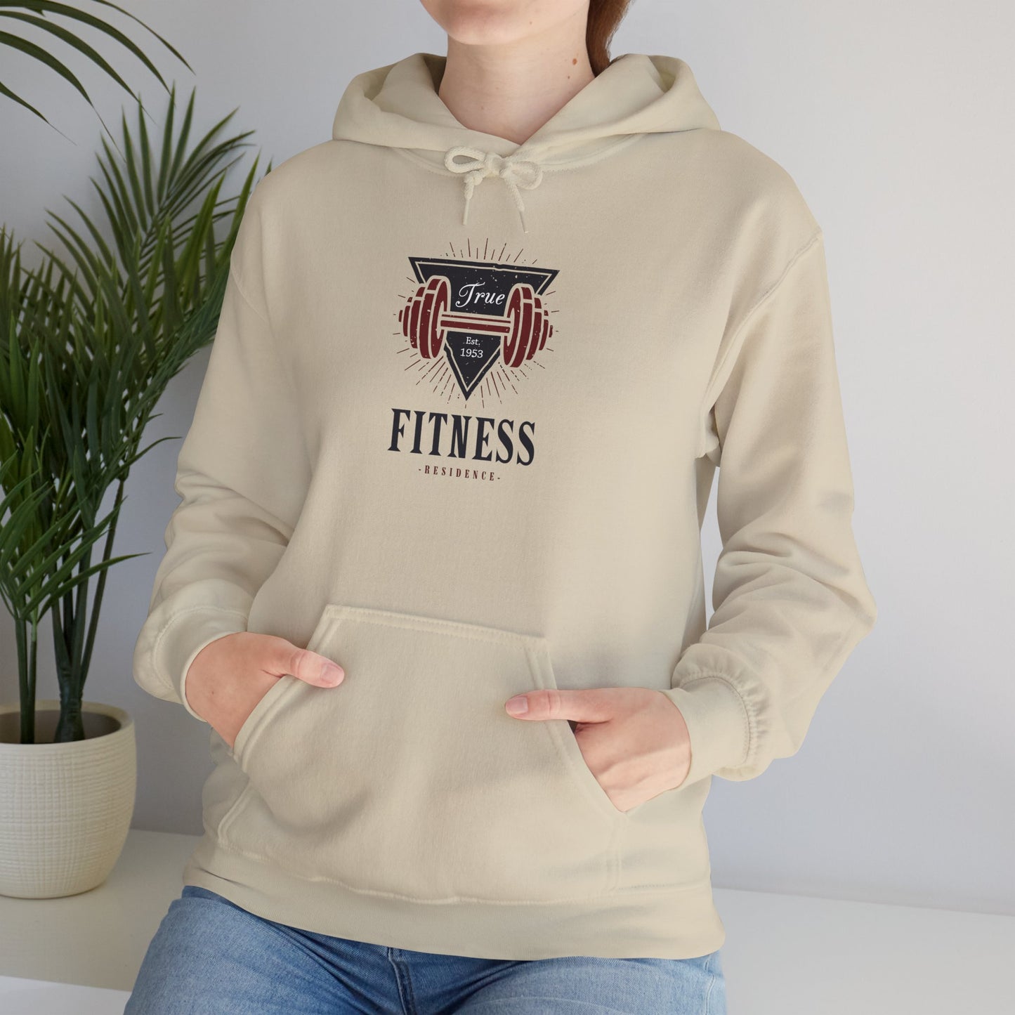 Vintage Fitness Heritage Hoodie - True Fitness Residence, Est 1953