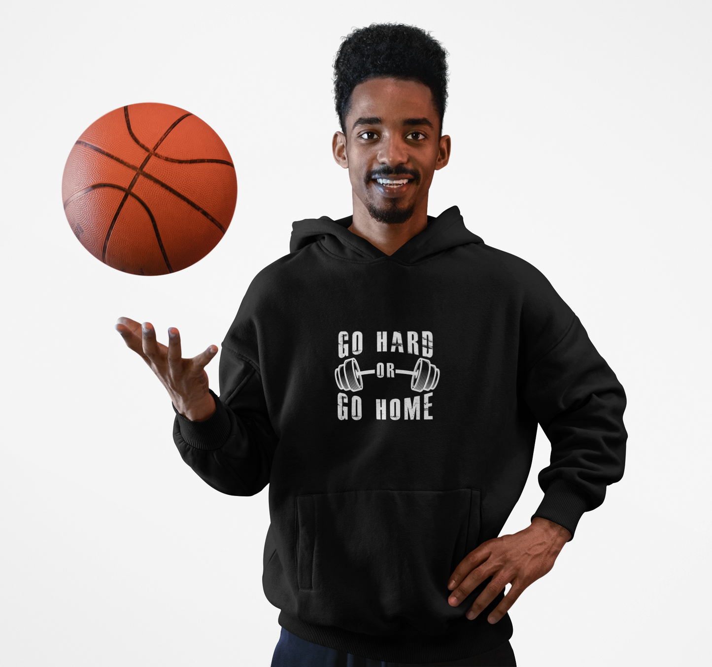 Go Hard or Go Home Hoodie – Gym Fitness Collection | SteelGritWear