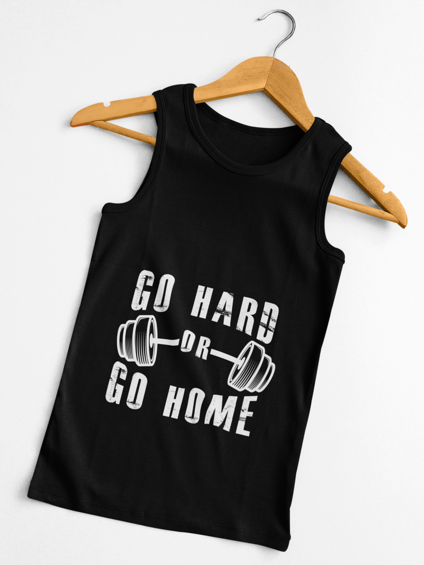 Go Hard or Go Home Tank – Cardio & Grit Collection | Steel Grit Wear