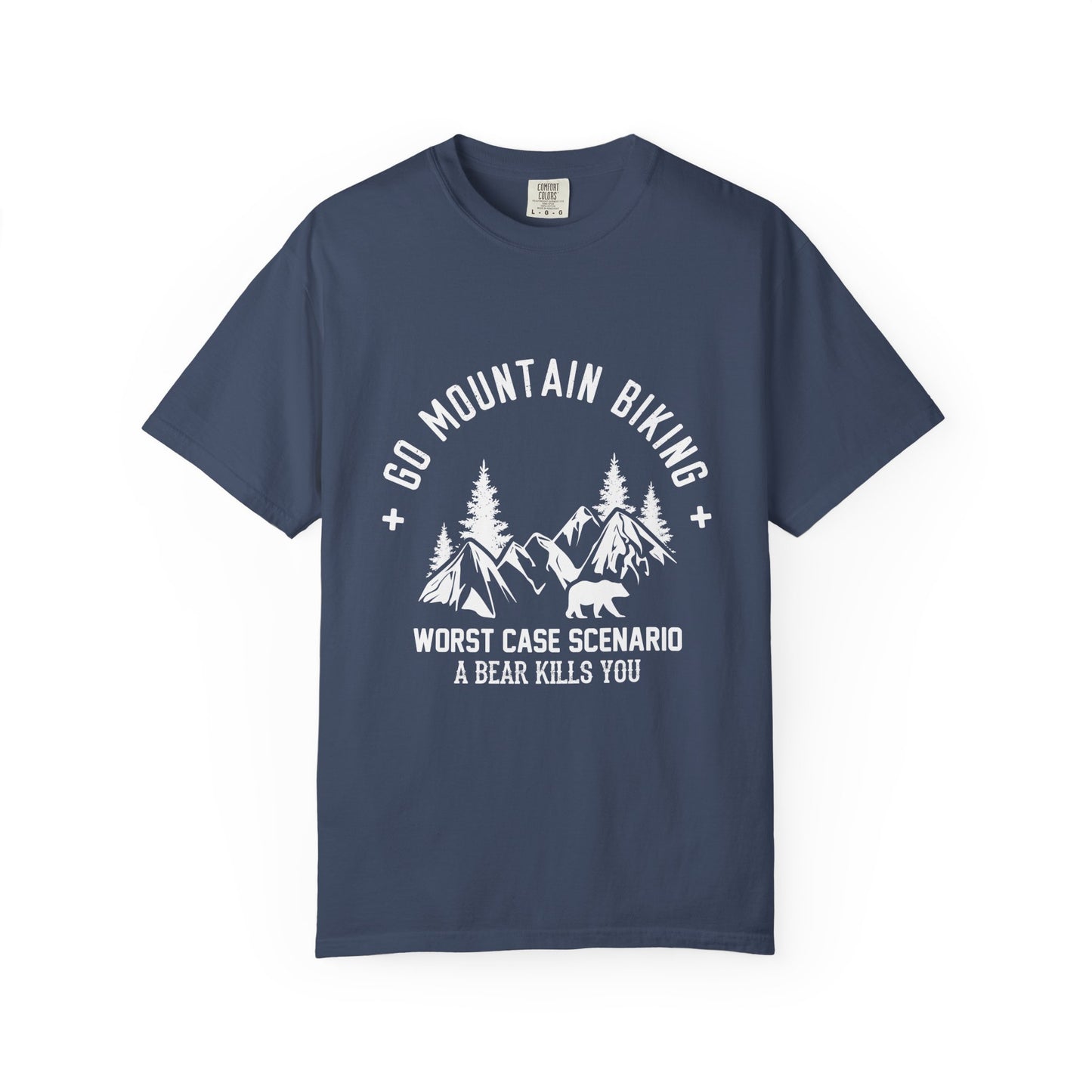 Adventure-Ready Mountain Biking T-Shirt, Outdoors, Gifts for Cyclists, Summer Wear, Nature Enthusiast Apparel, Hiking Shirt