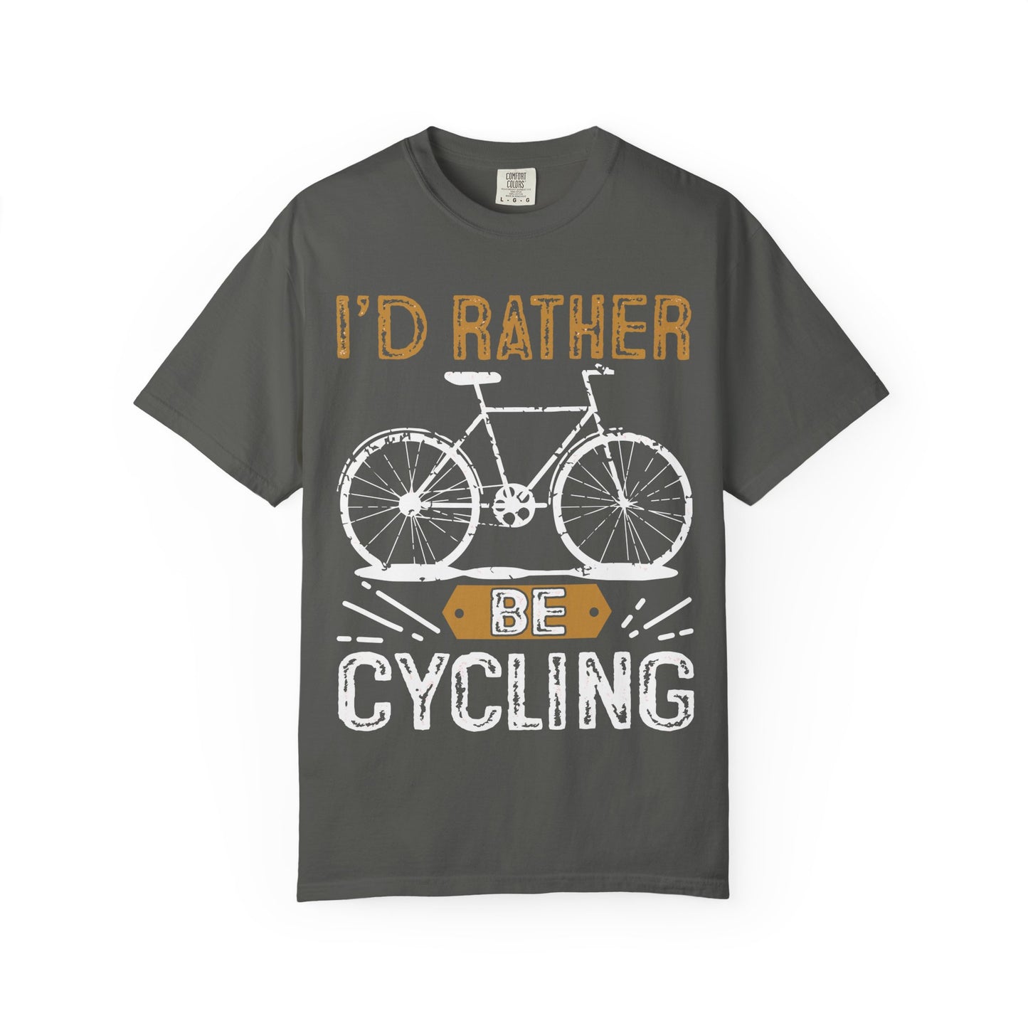 Unisex Cycling Shirt, I'd Rather Be Cycling Tee, Bicycle Lover Gift, Casual Outdoor T-Shirt, Active Lifestyle Apparel