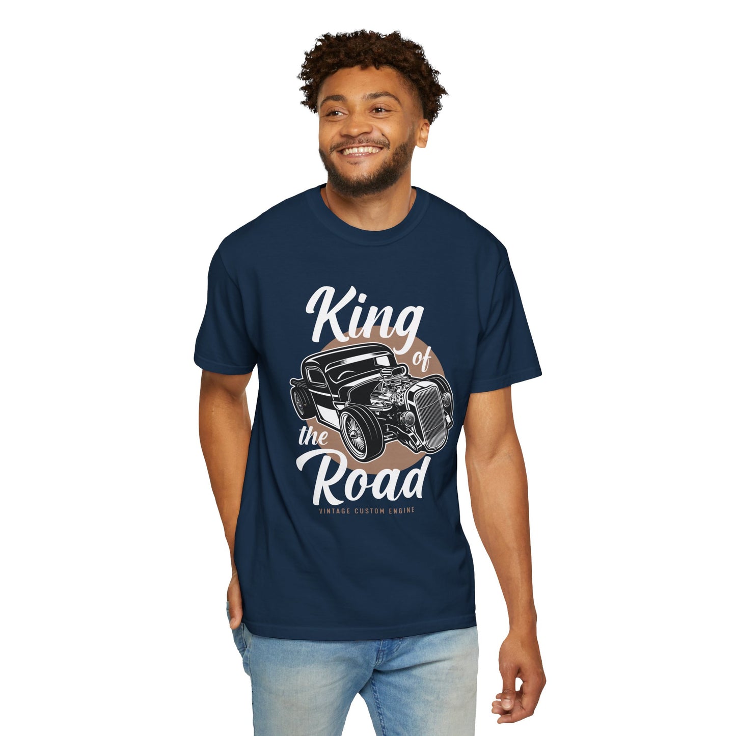 Vintage Car Graphic T-Shirt, King of the Road Tee, Unisex Shirt, Perfect for Car Lovers, Gift for Him, Automotive Apparel, Retro Style Tee