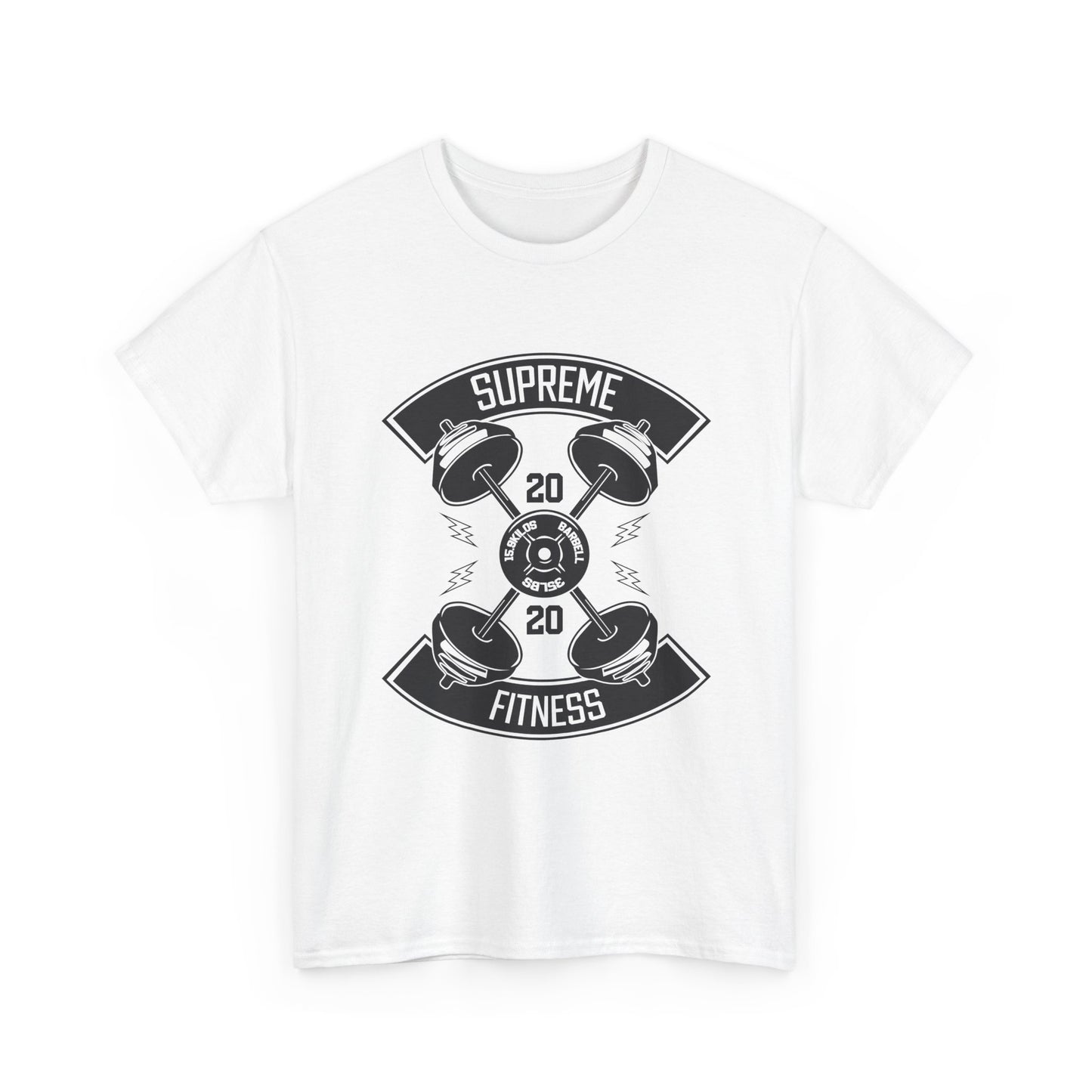 Supreme Fitness Tee - Power Precision Modern Iron Aesthetic