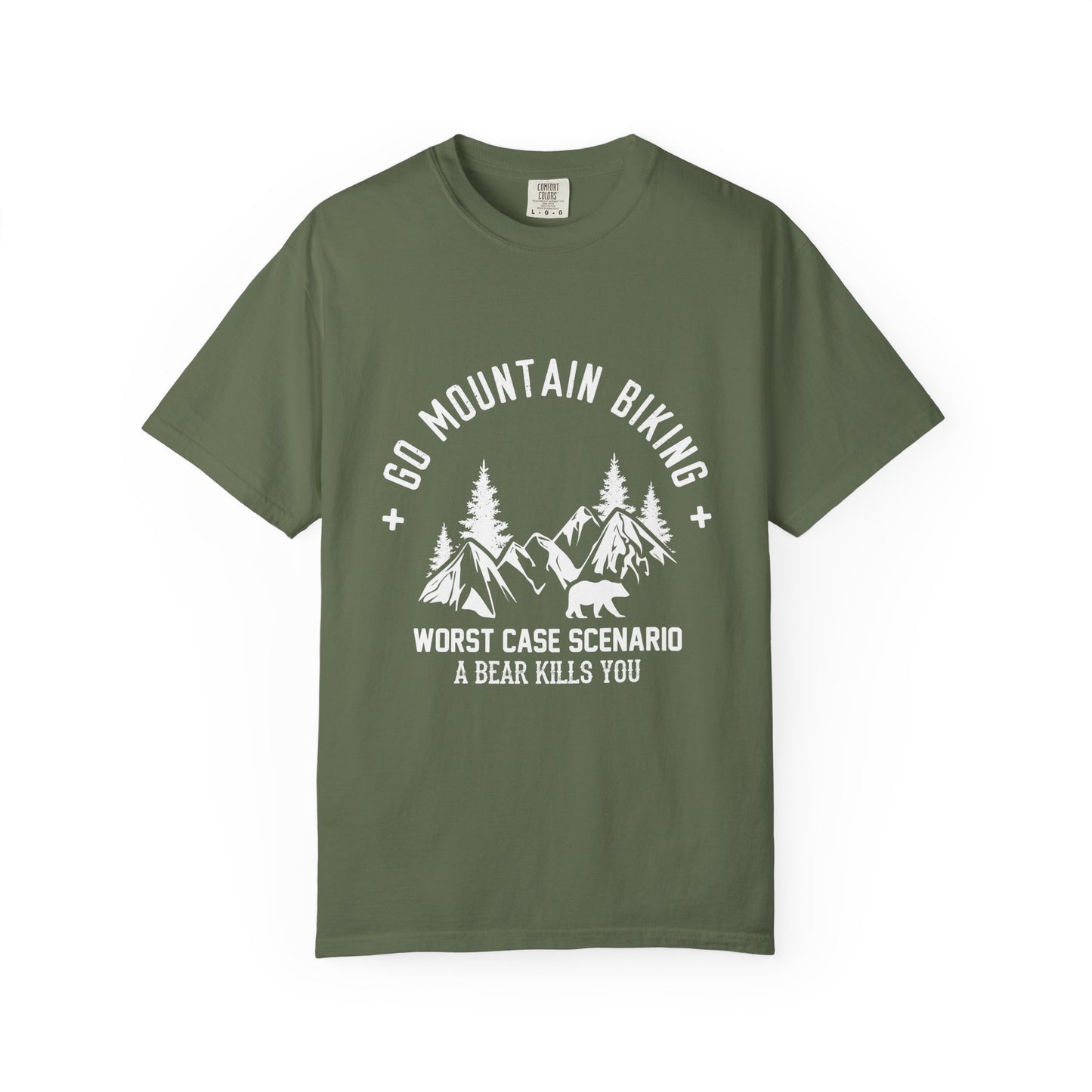 Adventure-Ready Mountain Biking T-Shirt, Outdoors, Gifts for Cyclists, Summer Wear, Nature Enthusiast Apparel, Hiking Shirt