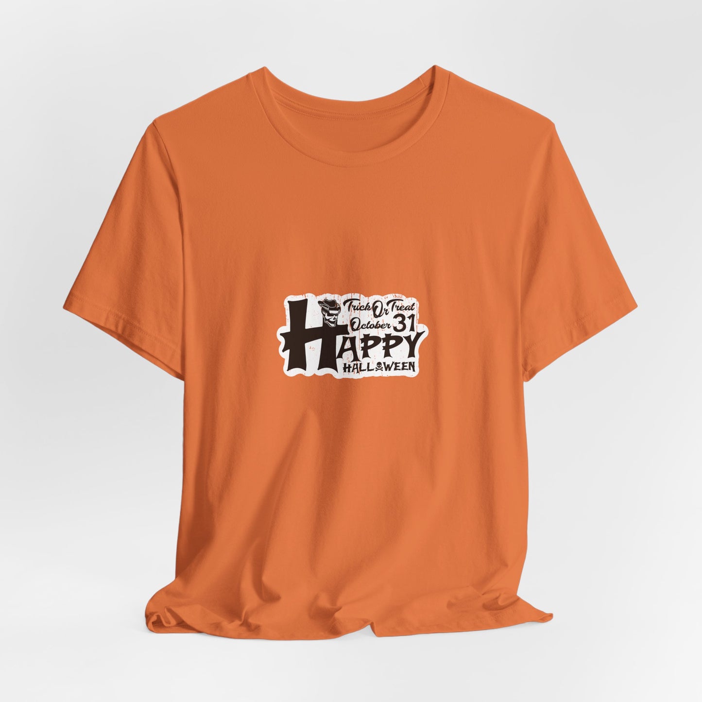 🎃 “October 31 Happy Halloween Skull Tee” – Trick or Treat Vintage Shirt 💀