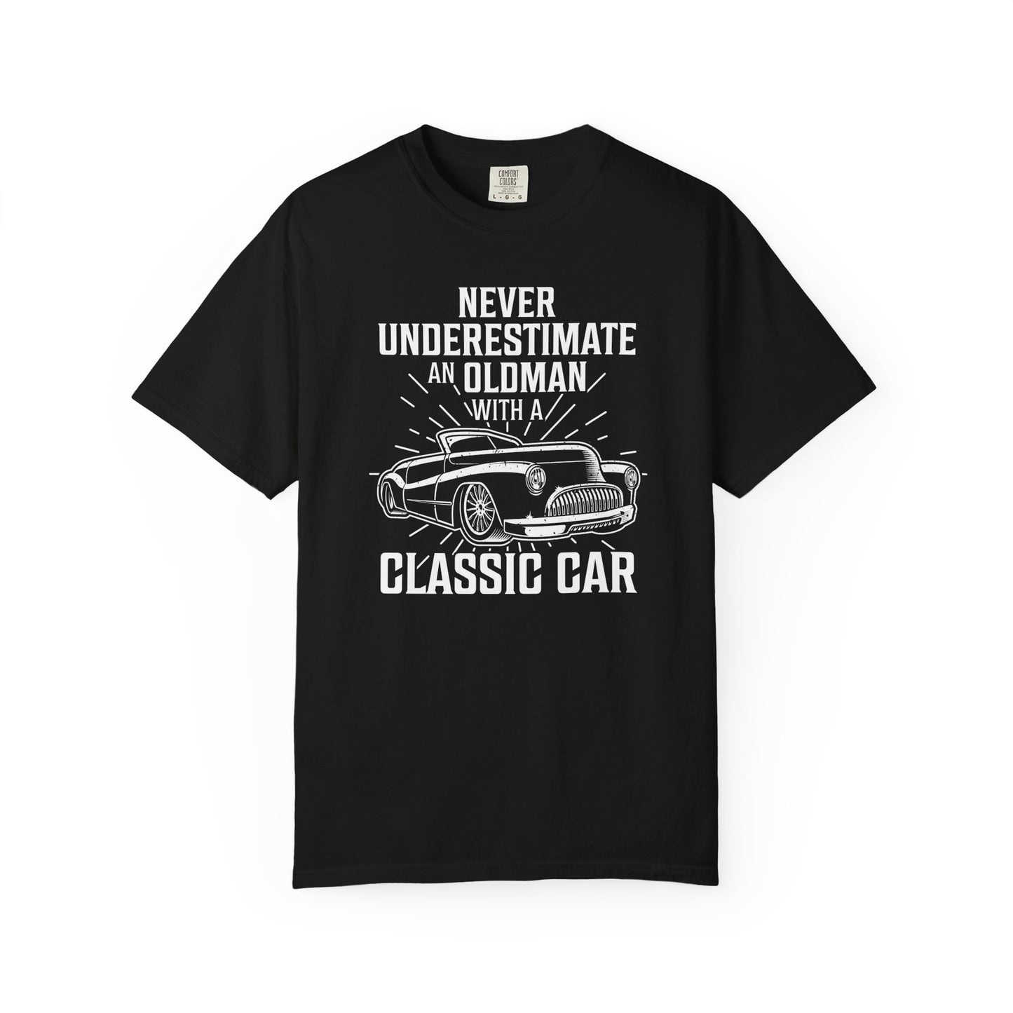 Classic Car Enthusiast T-Shirt, Unisex Garment-Dyed T-Shirt, Vintage Car Lover Gift, Father's Day Tee, Automotive Humor Shirt